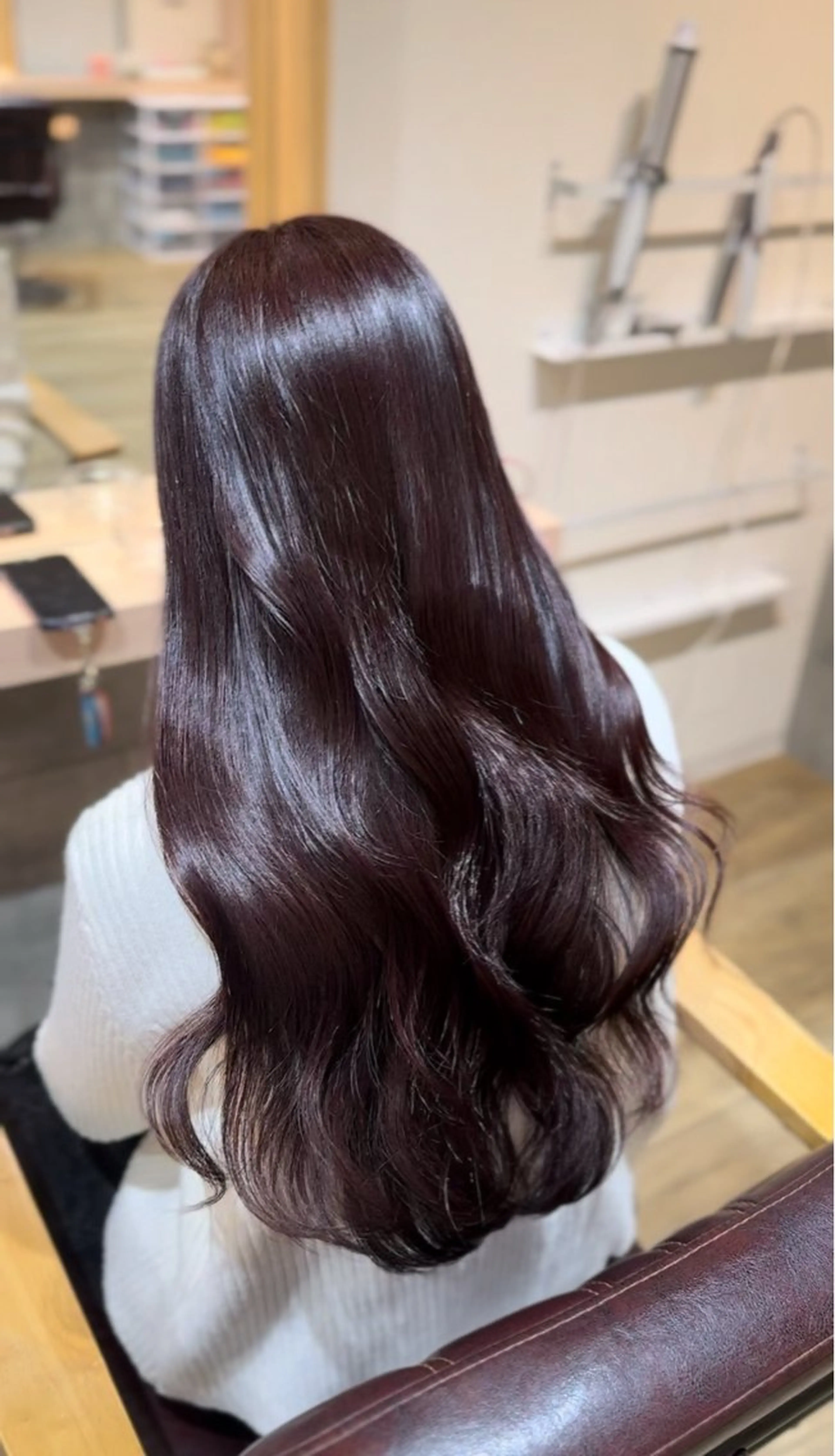 ロング カット ヘアカラー トリートメント CIEL 野江店所属・暖色/レイヤーカット /シマダアミのヘアスタイル