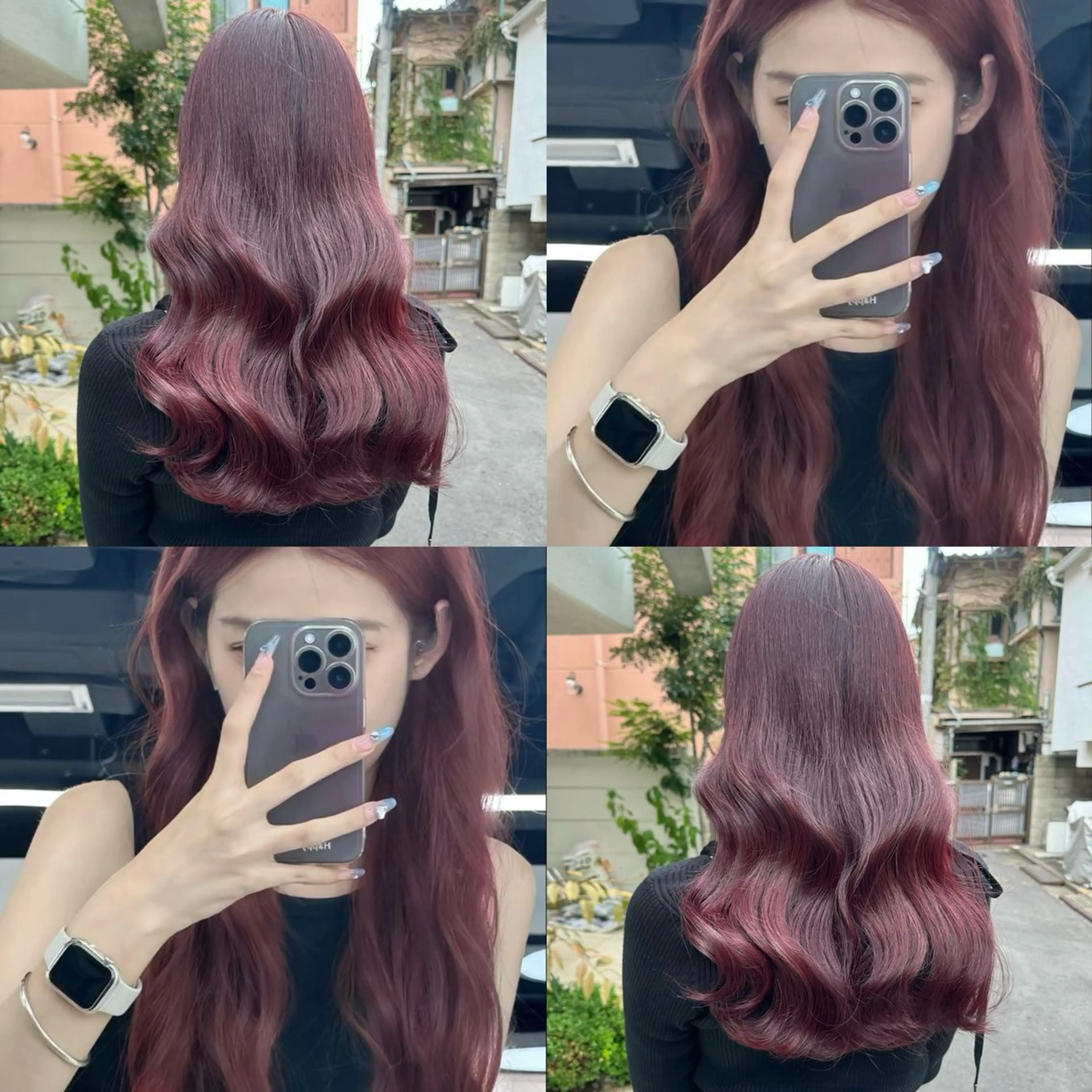 ロング カラー ブリーチなしカラー kana🐱のヘアスタイル