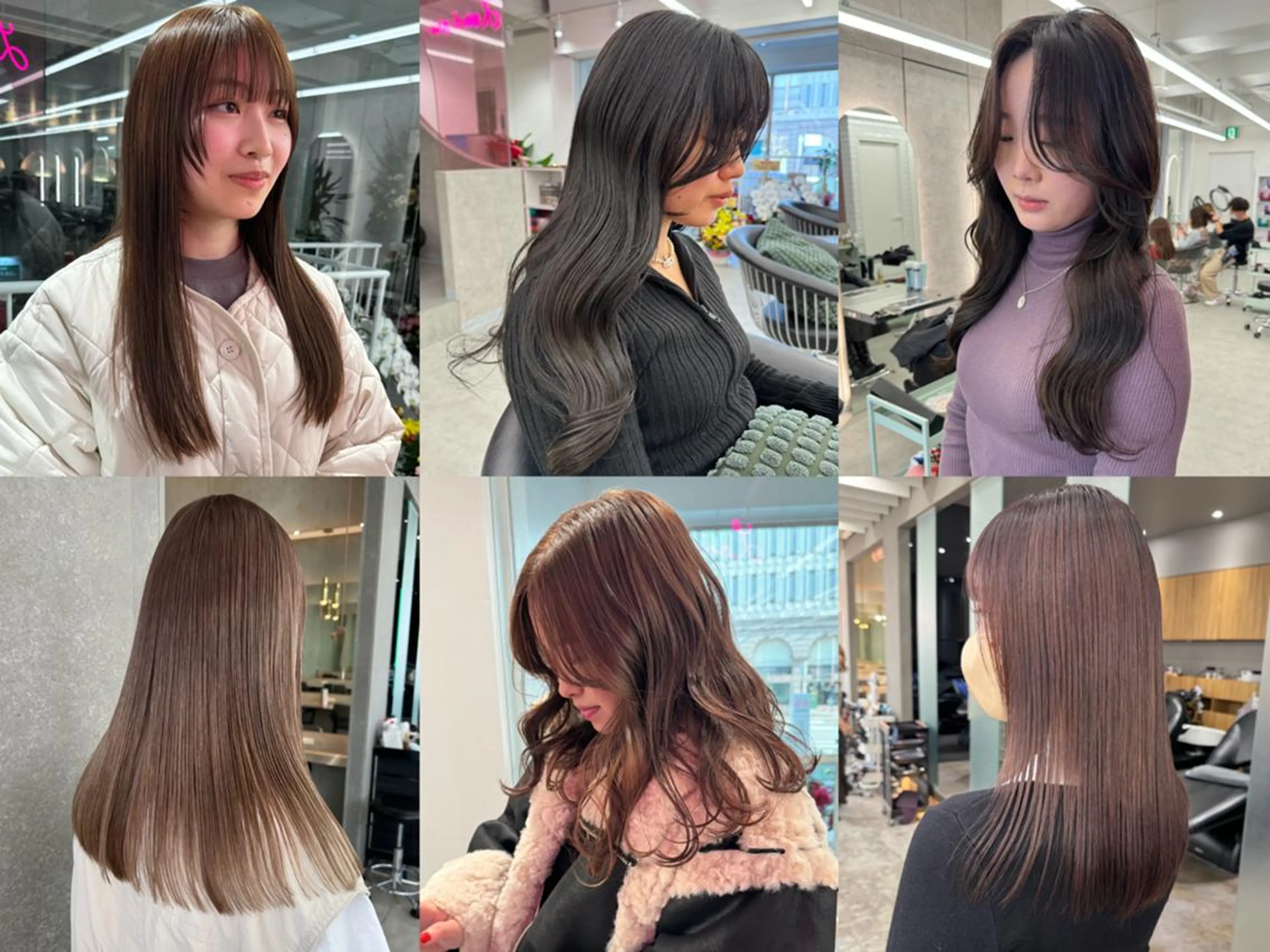 ロング カット ヘアカラー トリートメント 低ダメージカラー Yoshidaのヘアスタイル