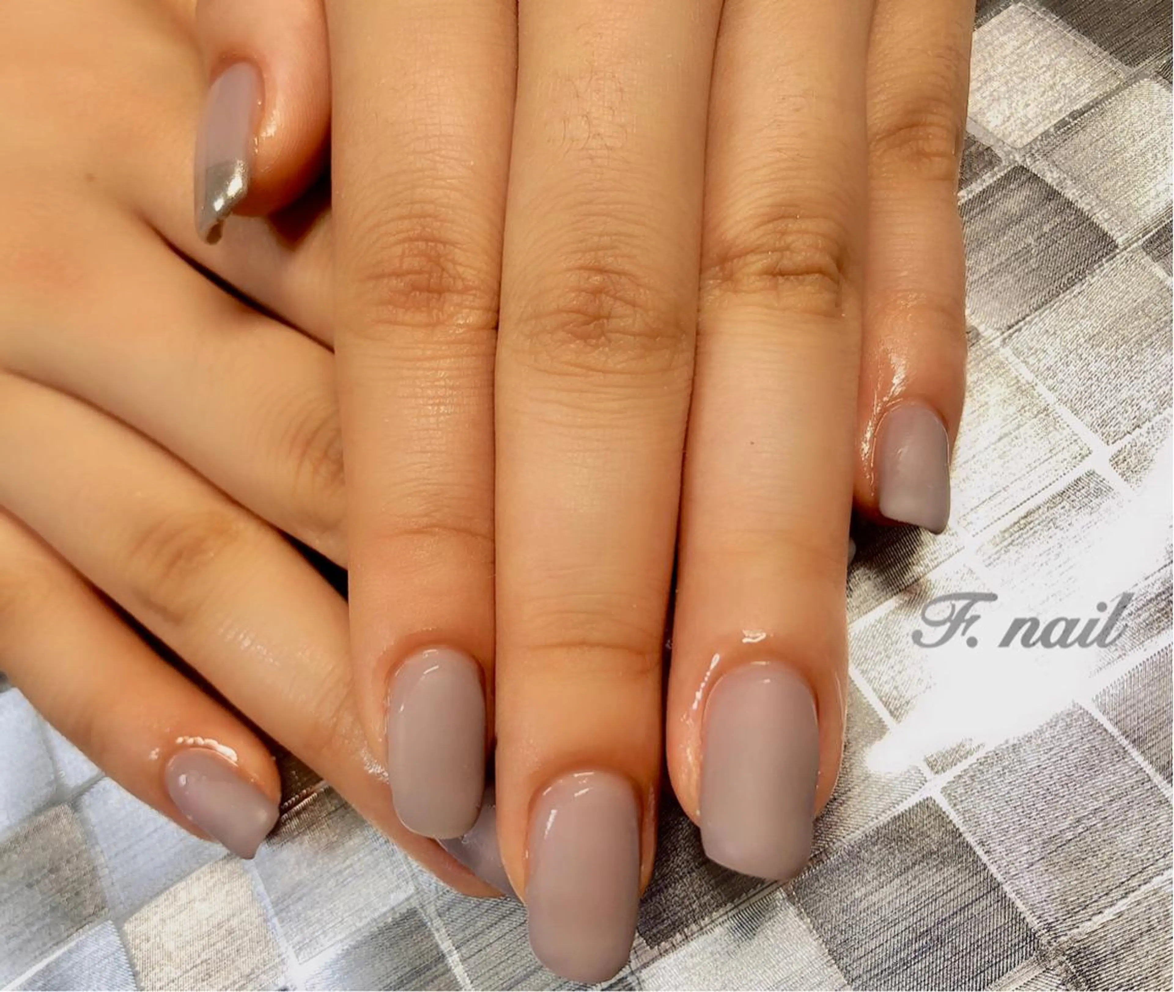 ネイル アートネイル マットネイル Private Nail Salon OK所属・FUKA ♡のネイルデザイン