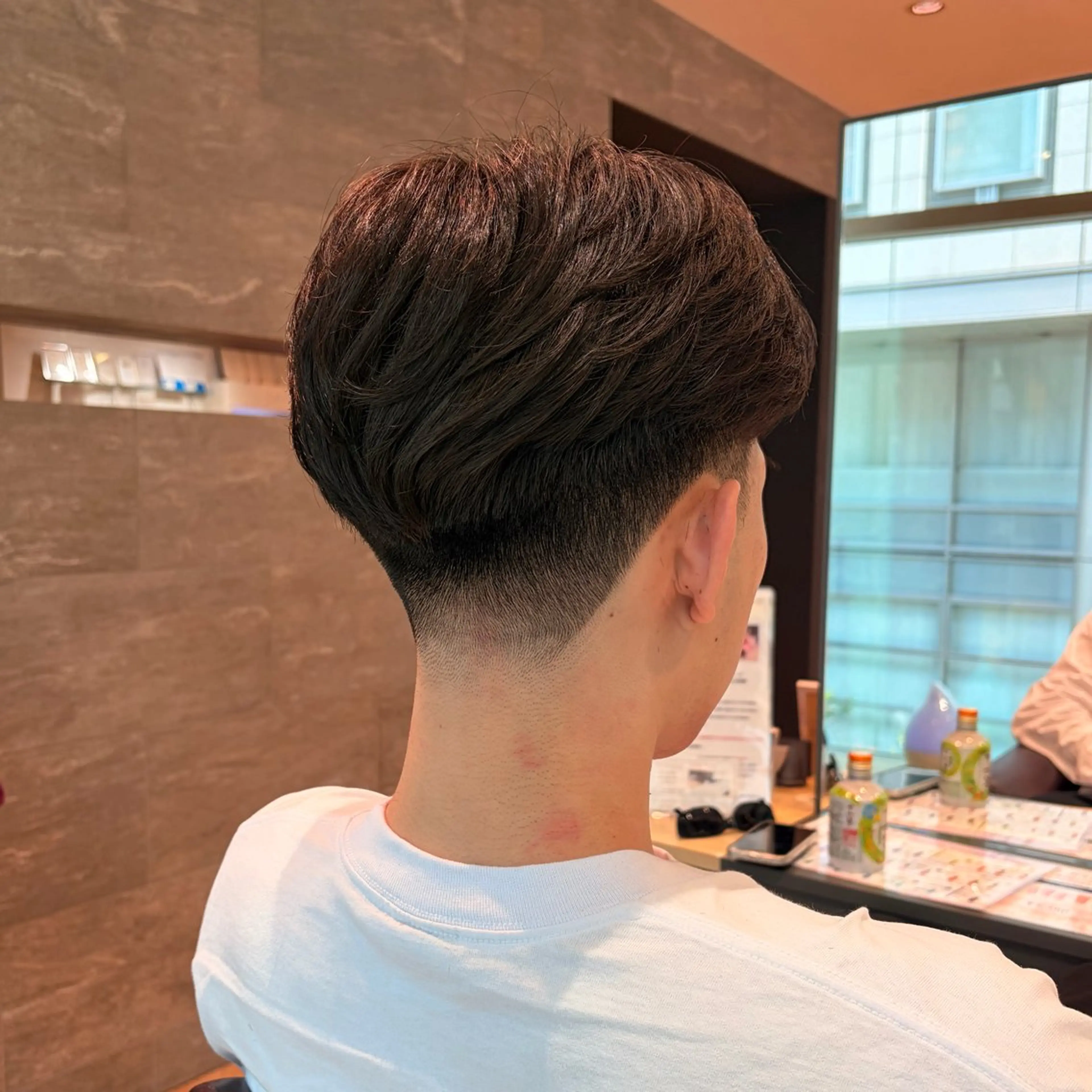 パーマ メンズ フェードカット カット パーマ Yamada Ami🪐のヘアスタイル