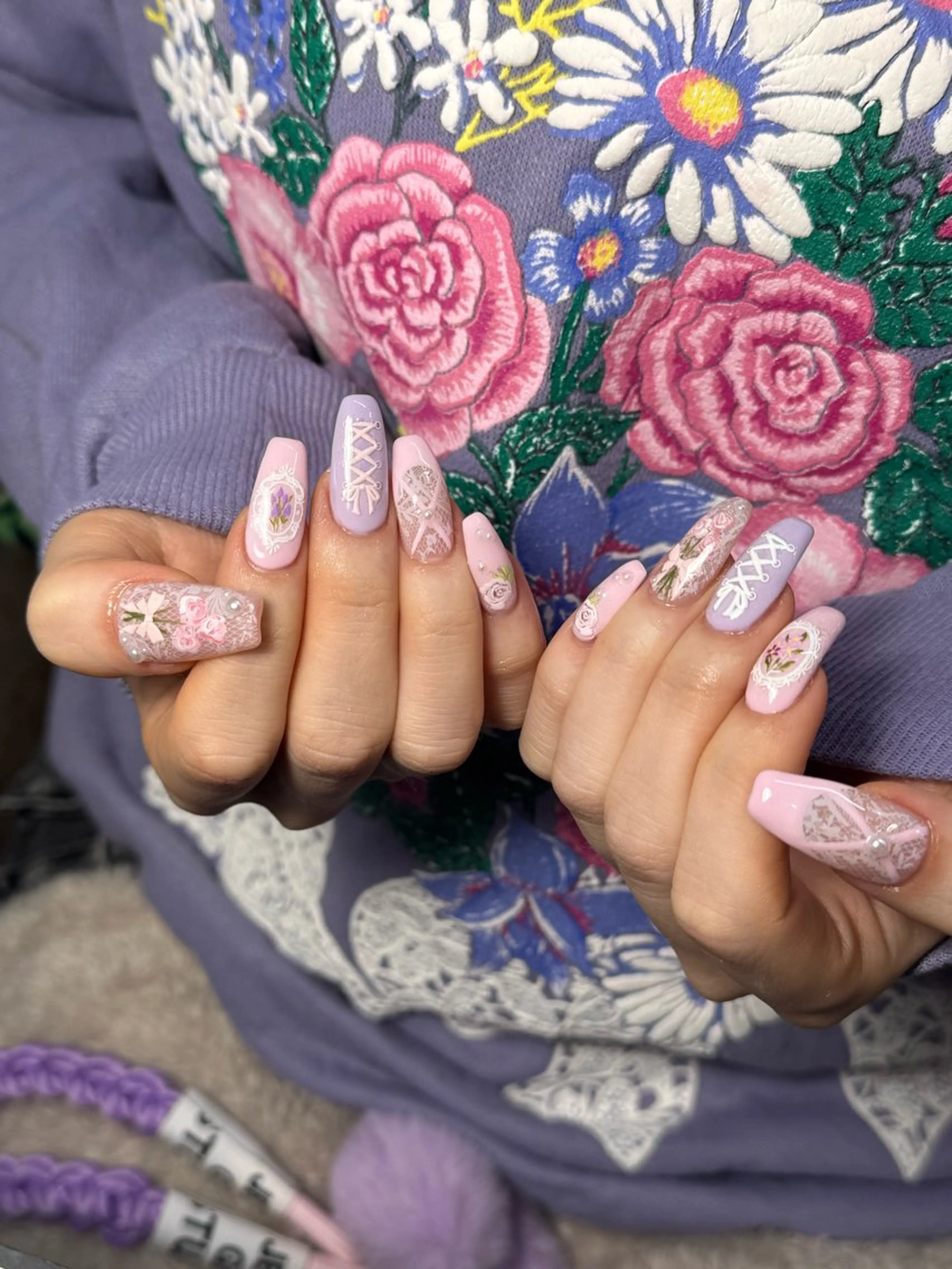 ネイル ハンドネイル 🐈‍⬛ Minamiのネイルデザイン