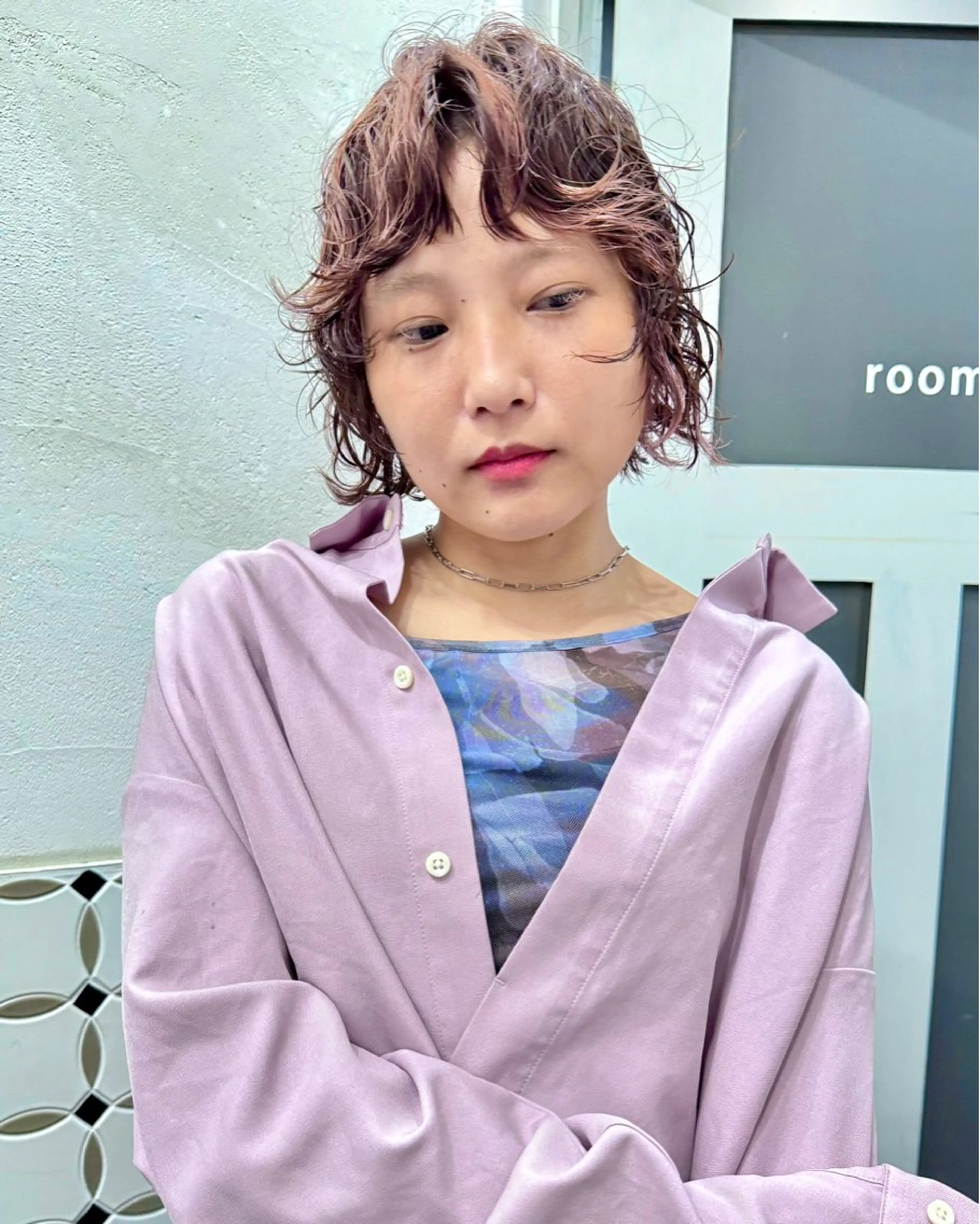 垢抜け確定の⭐️カット＋デジタルパーマ＋カラー＋トリートメントの写真