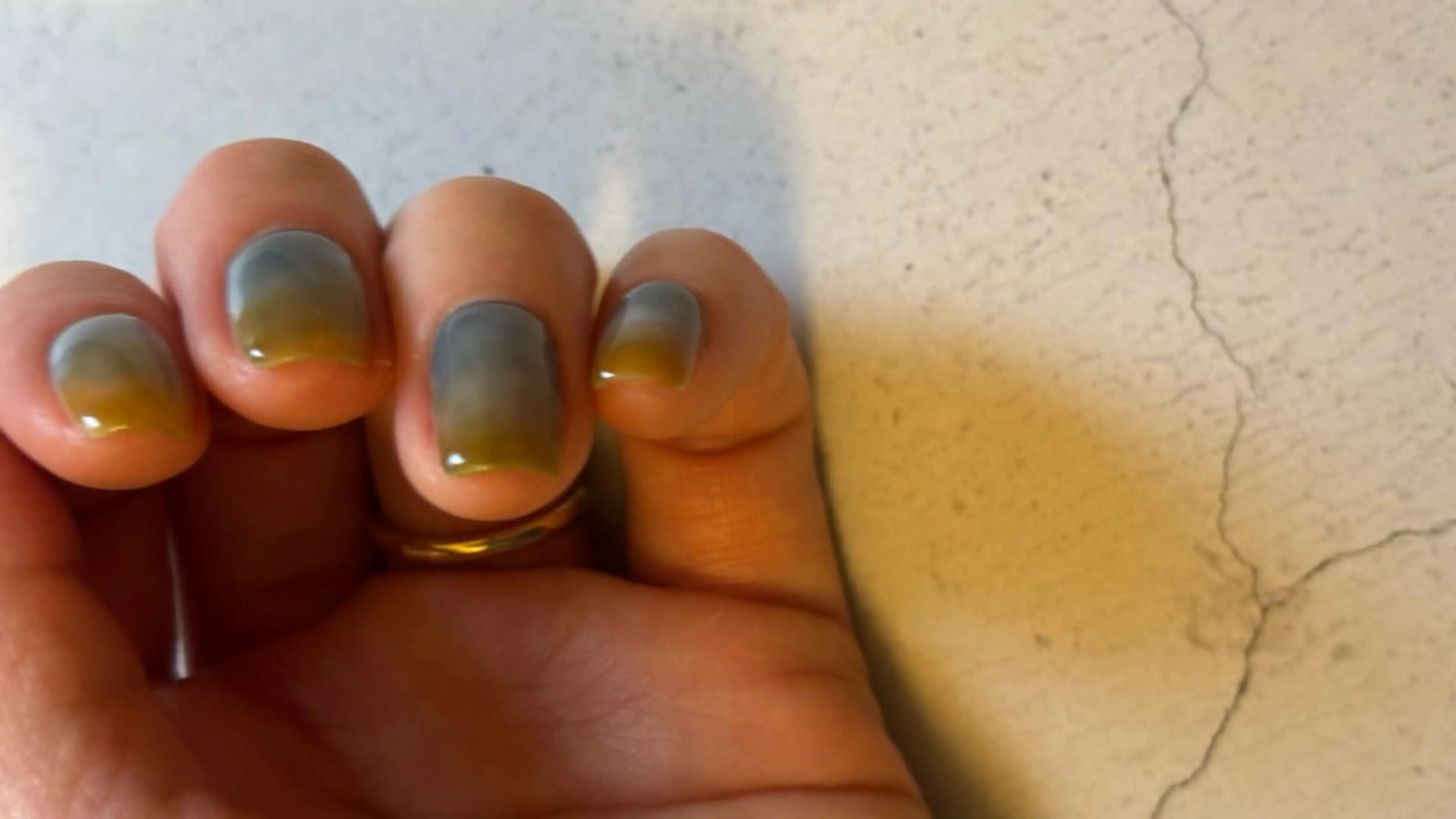 ネイル アートネイル オーロラネイル フットネイル ジェルネイル グラデーション fil nailのネイルデザイン