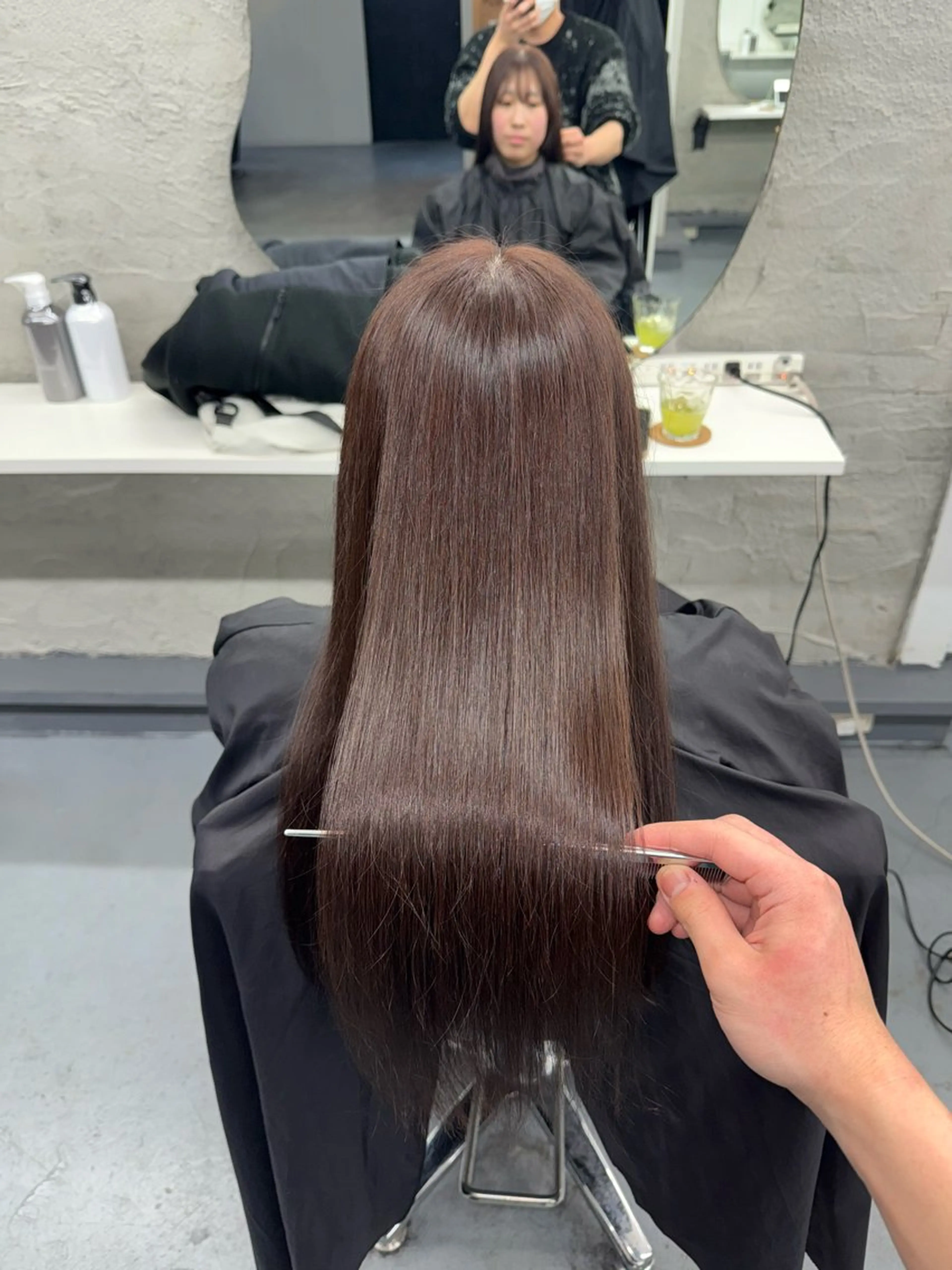 ロング カラー 髪質改善 カット ヘアカラー (柏)美髪矯正 髪質改善特化だいちのヘアスタイル