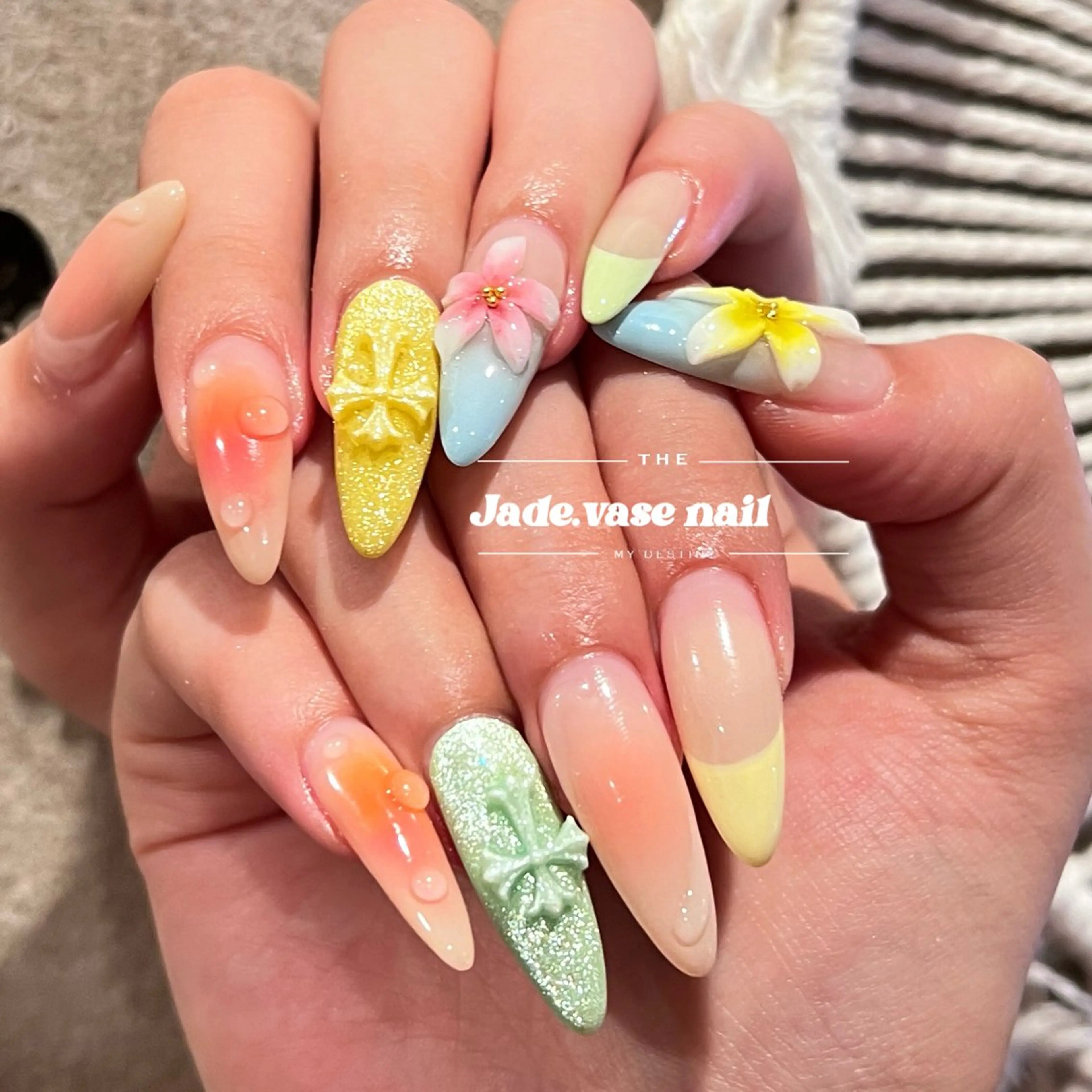 ネイル ハンドネイル ✰Jade.vase 银座のネイルデザイン