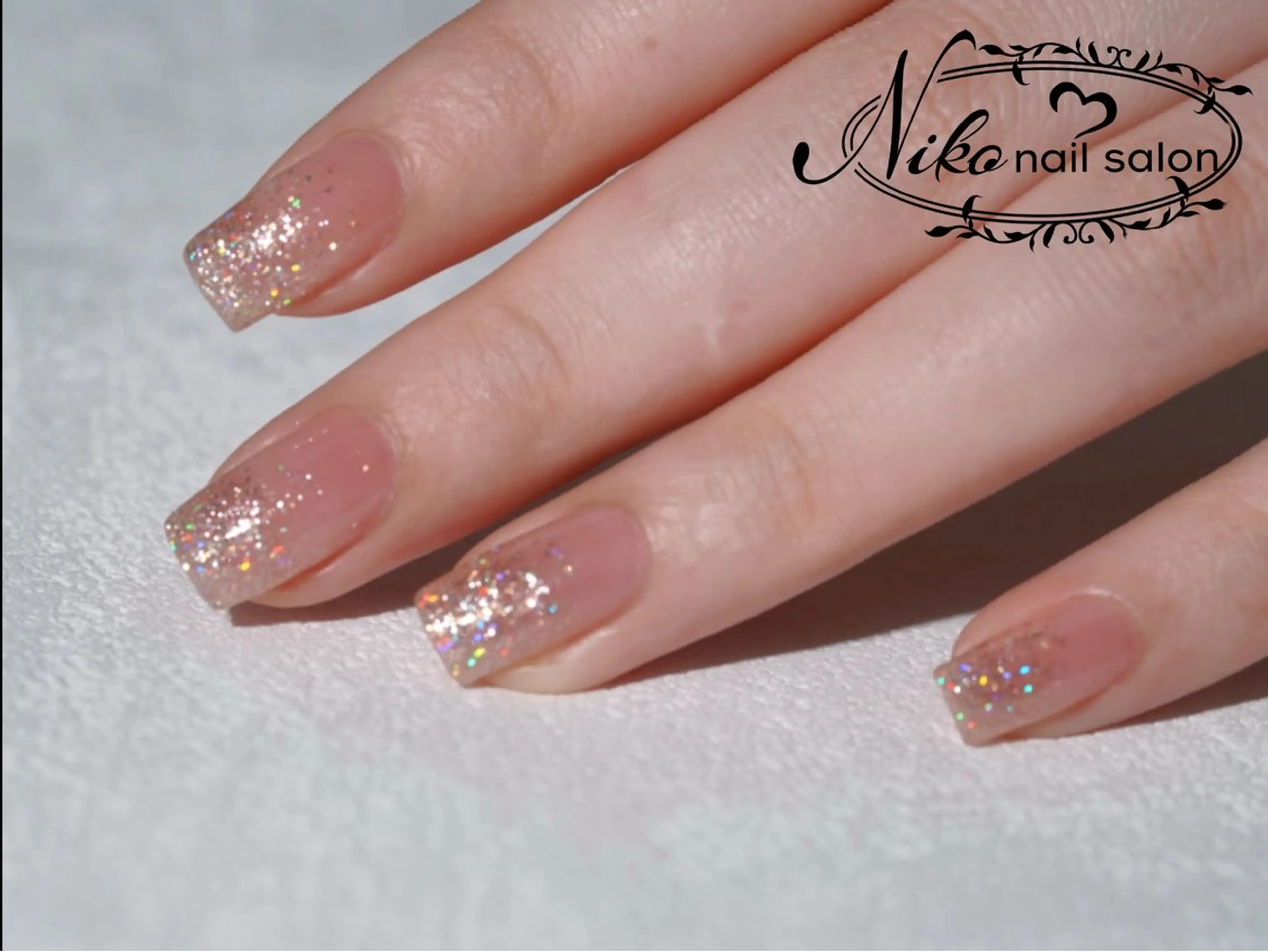 研修ネイリスト　ラメグラデーション　2980の写真