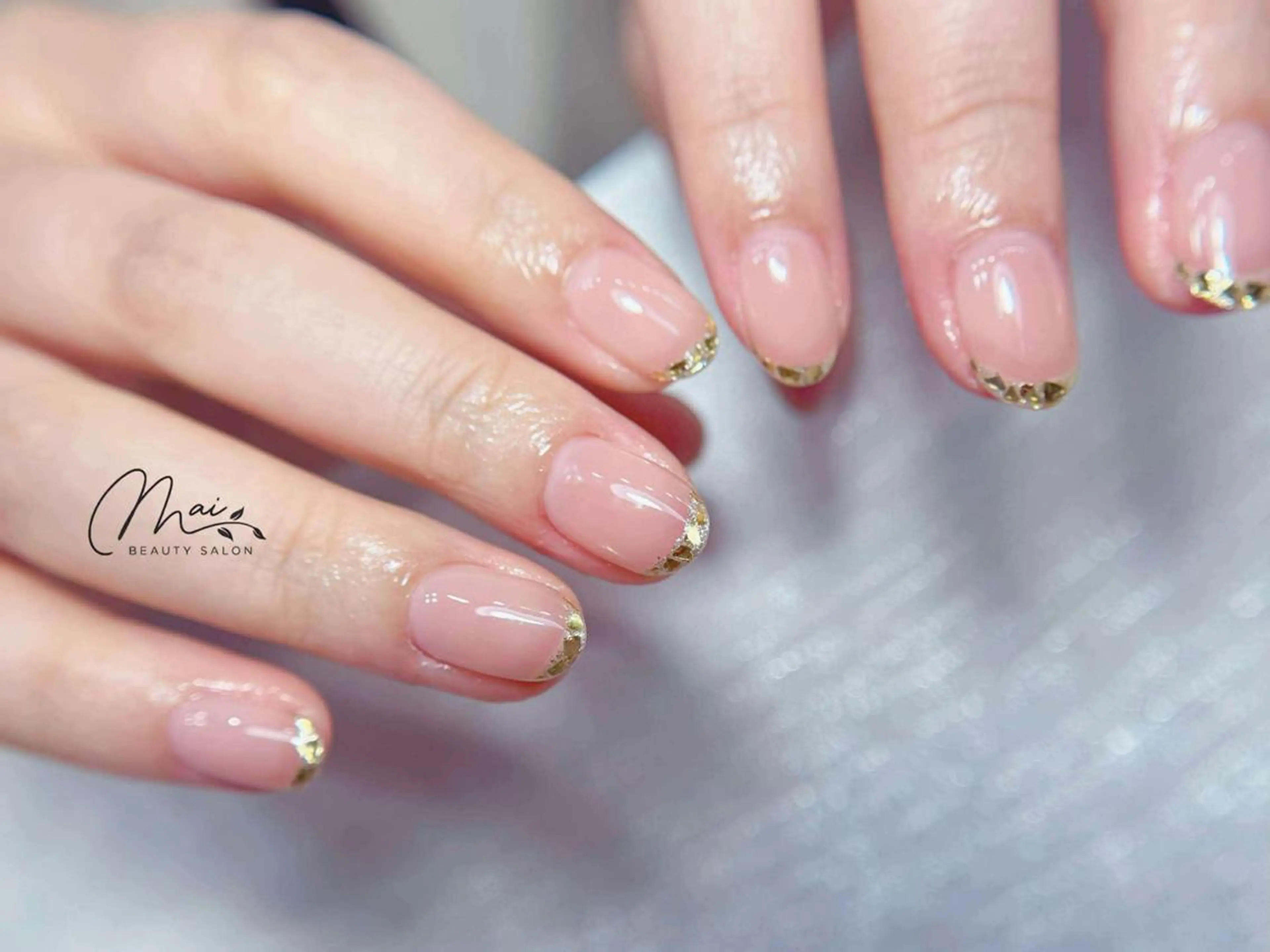 ネイル チークネイル クリアネイル フラッシュネイル フレンチネイル ハート MaiBeauty dodoのネイルデザイン