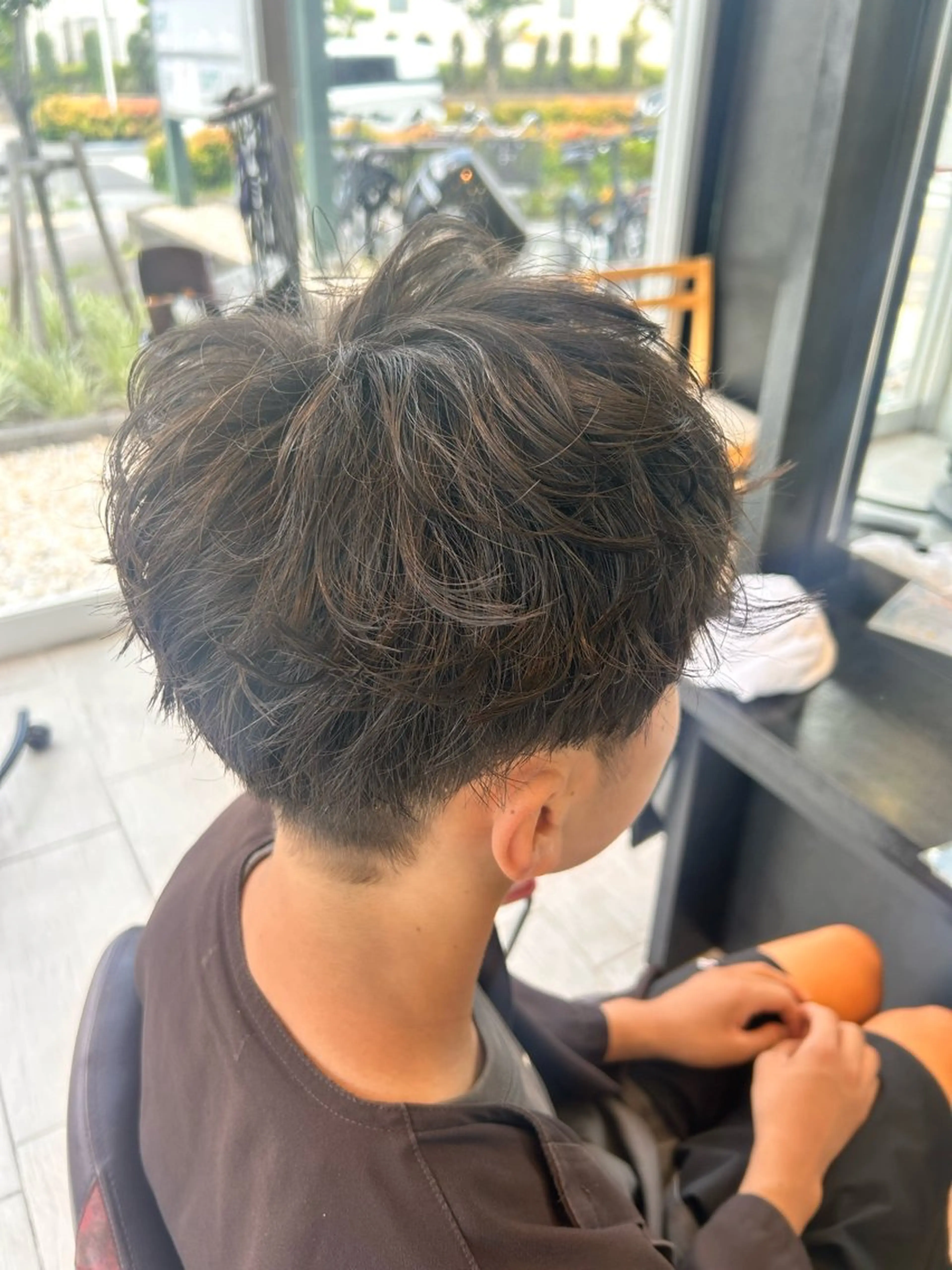 ショート メンズ メンズパーマ ri kuのヘアスタイル