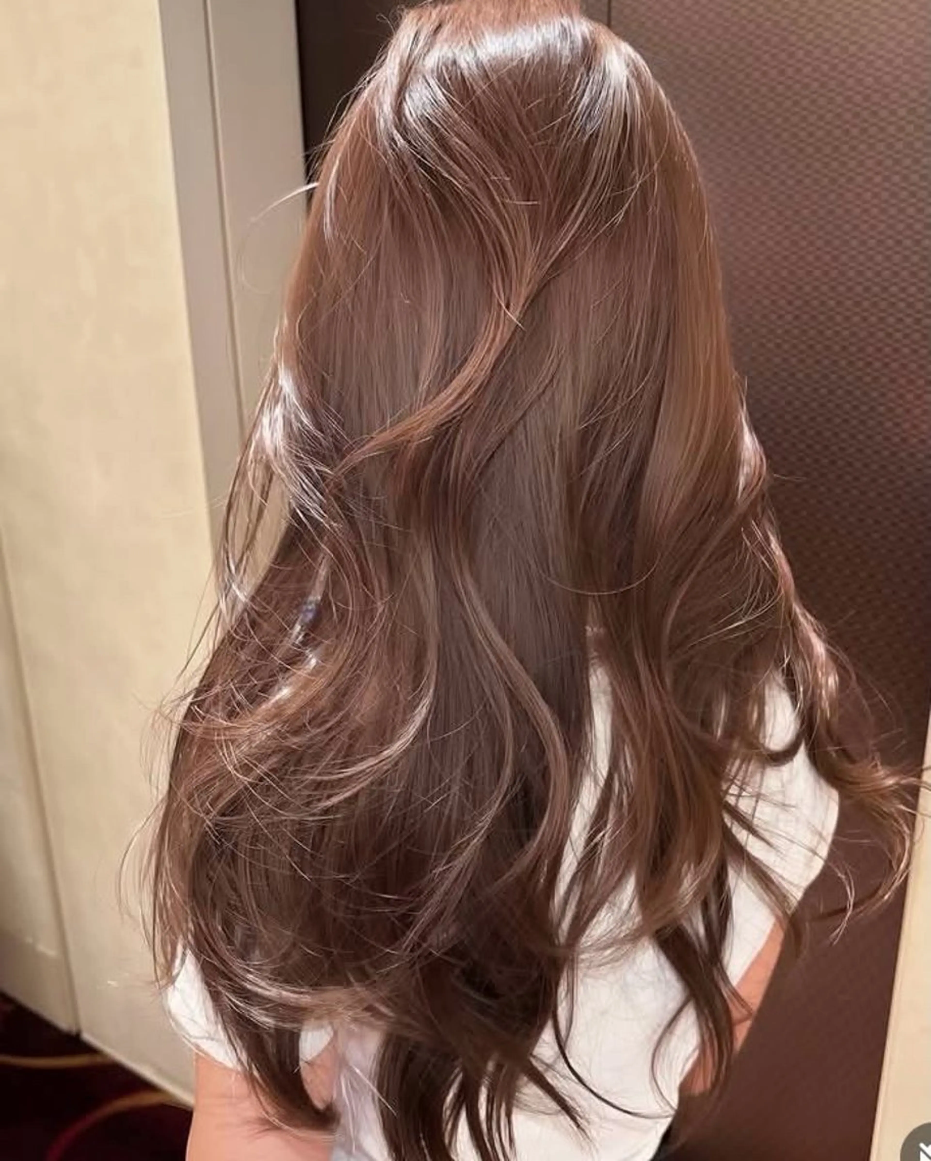カラー ヘアカラー 上品ヘア✖️艶髪 𝑅𝐼𝐾𝑈のヘアスタイル