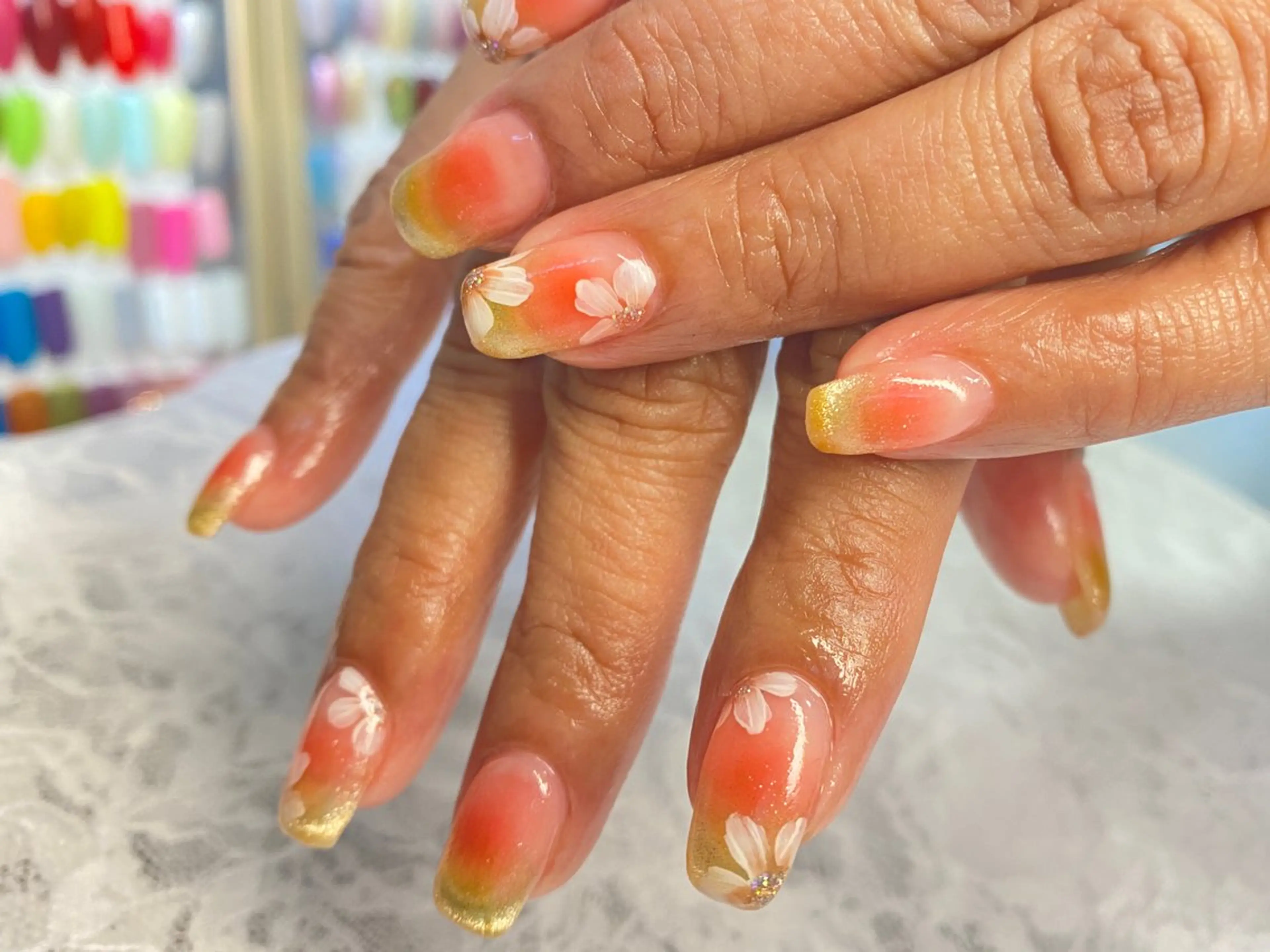 ネイル チークネイル マグネットネイル ハンドネイル HandS ネイル 自宅サロンのネイルデザイン