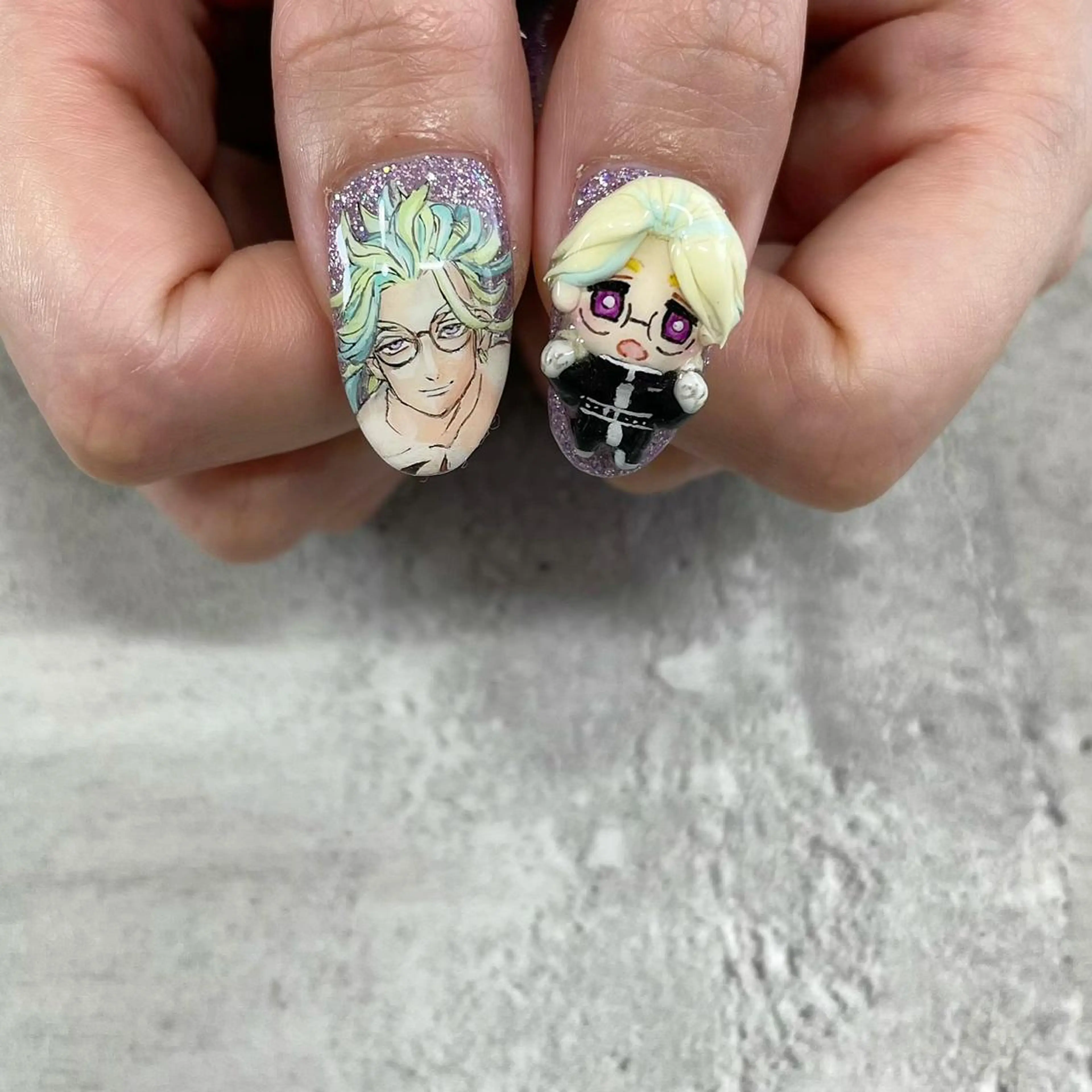 ネイル 持ち込み 東 千夏のネイルデザイン