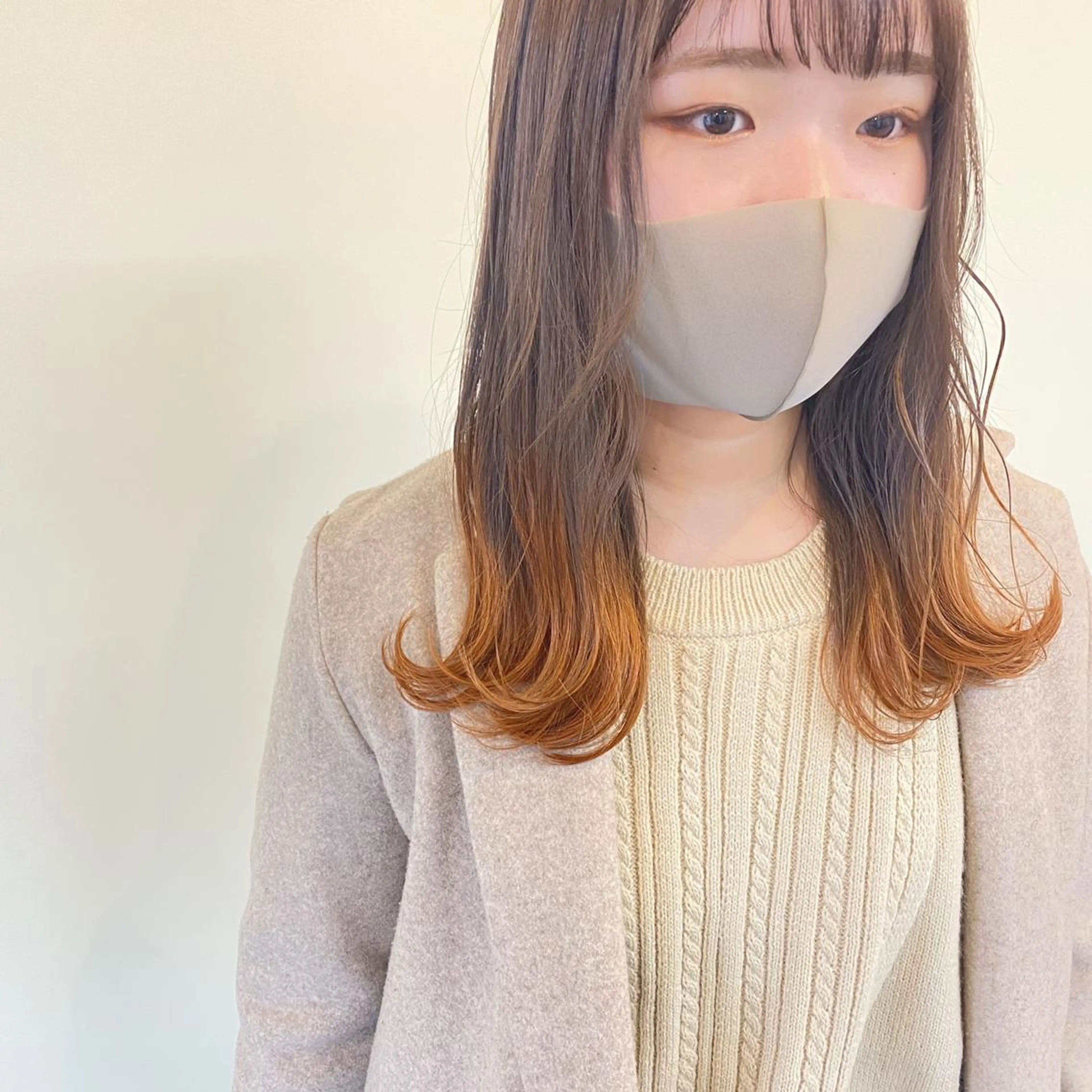 セミロング beauty: beast 大名店のヘアスタイル