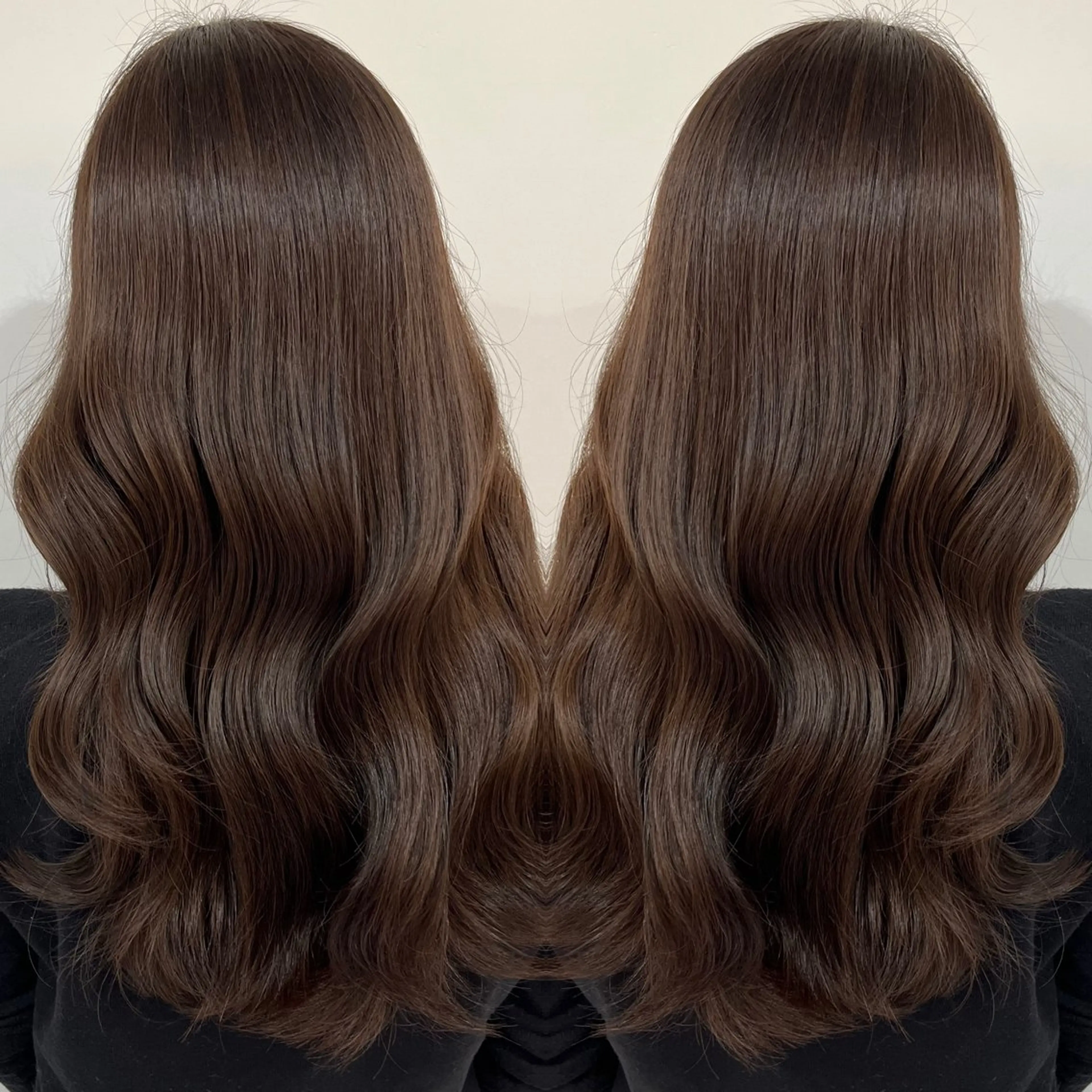 ロング カラー 透け感ブラウンカラー /レイヤー🧸ナシコのヘアスタイル