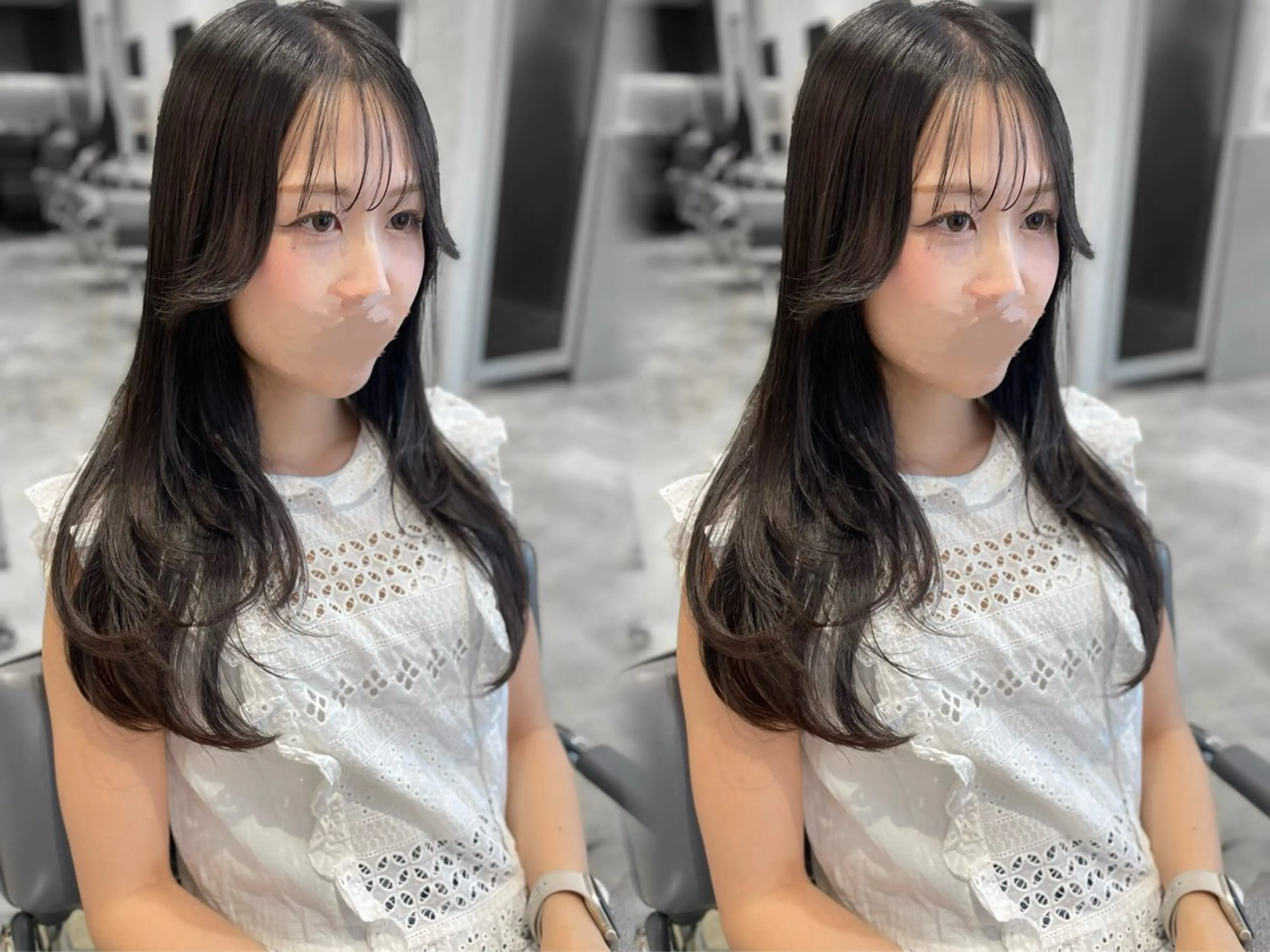 【🪄ミニモ限定🩵】盛れる前髪+顔まわりカット+コテ巻き💗の写真