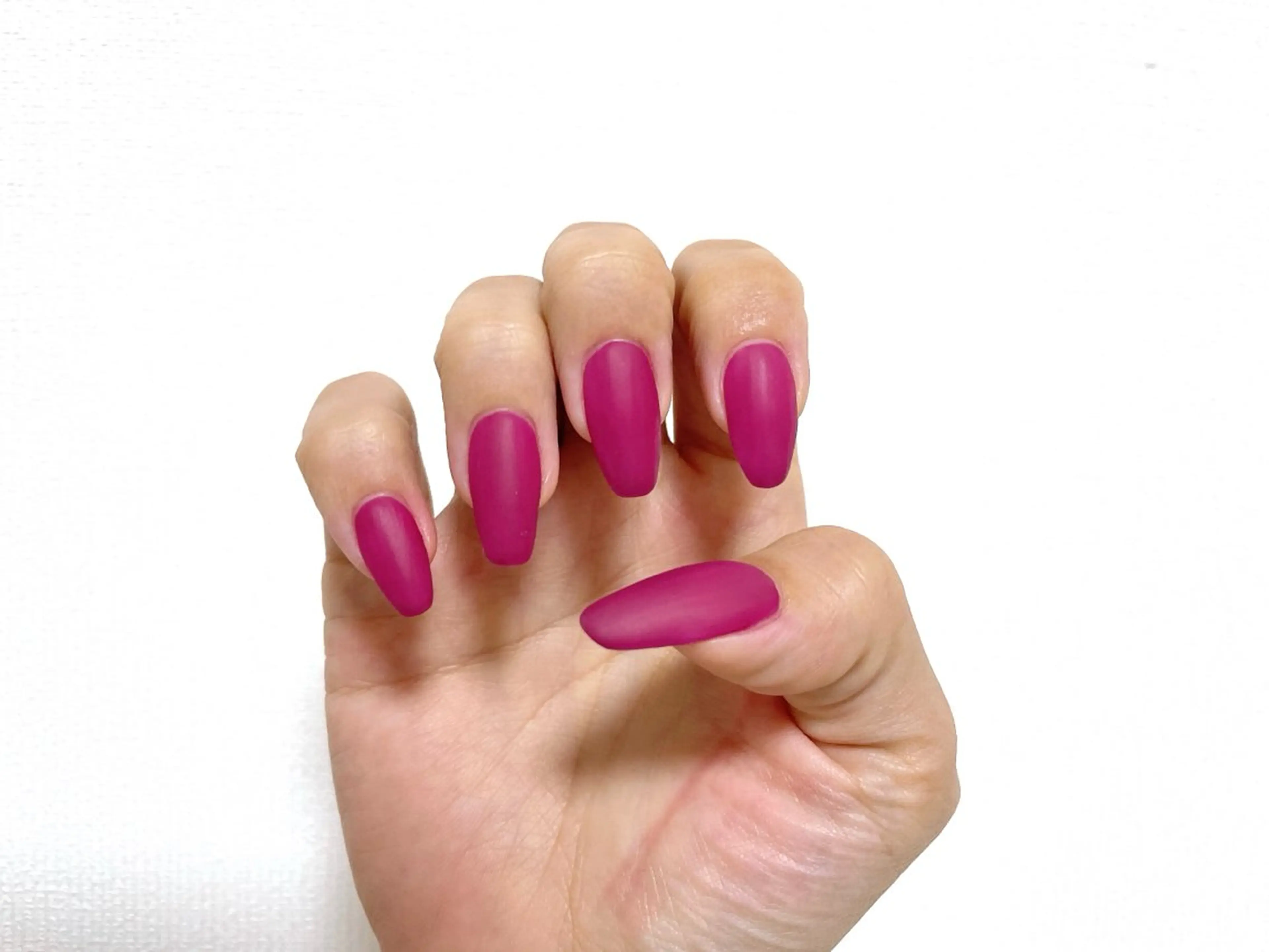 ネイル マットネイル ワンカラーネイル ハンドネイル nail salon Cottonのネイルデザイン