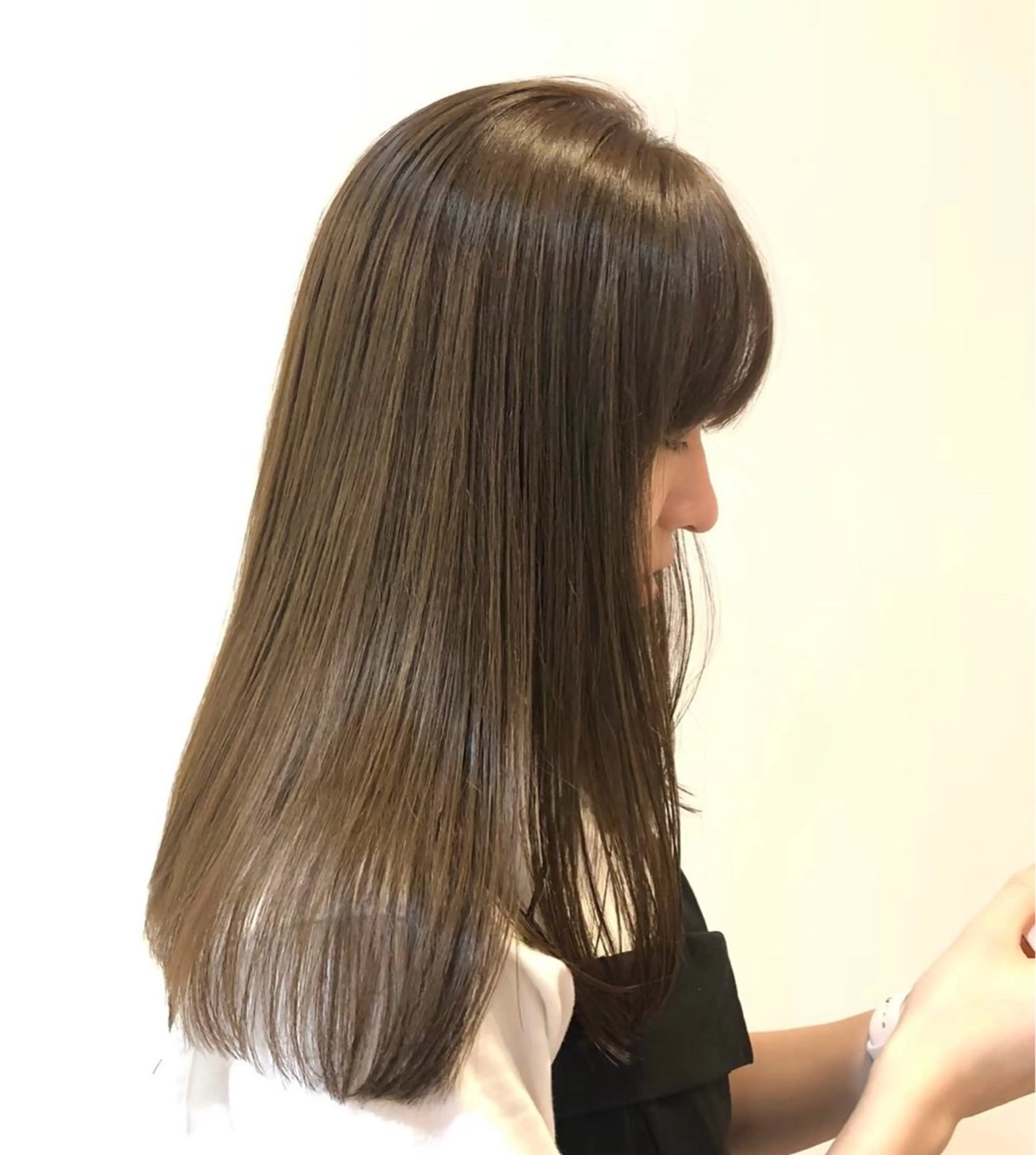 ミディアム 石平 暖のヘアスタイル