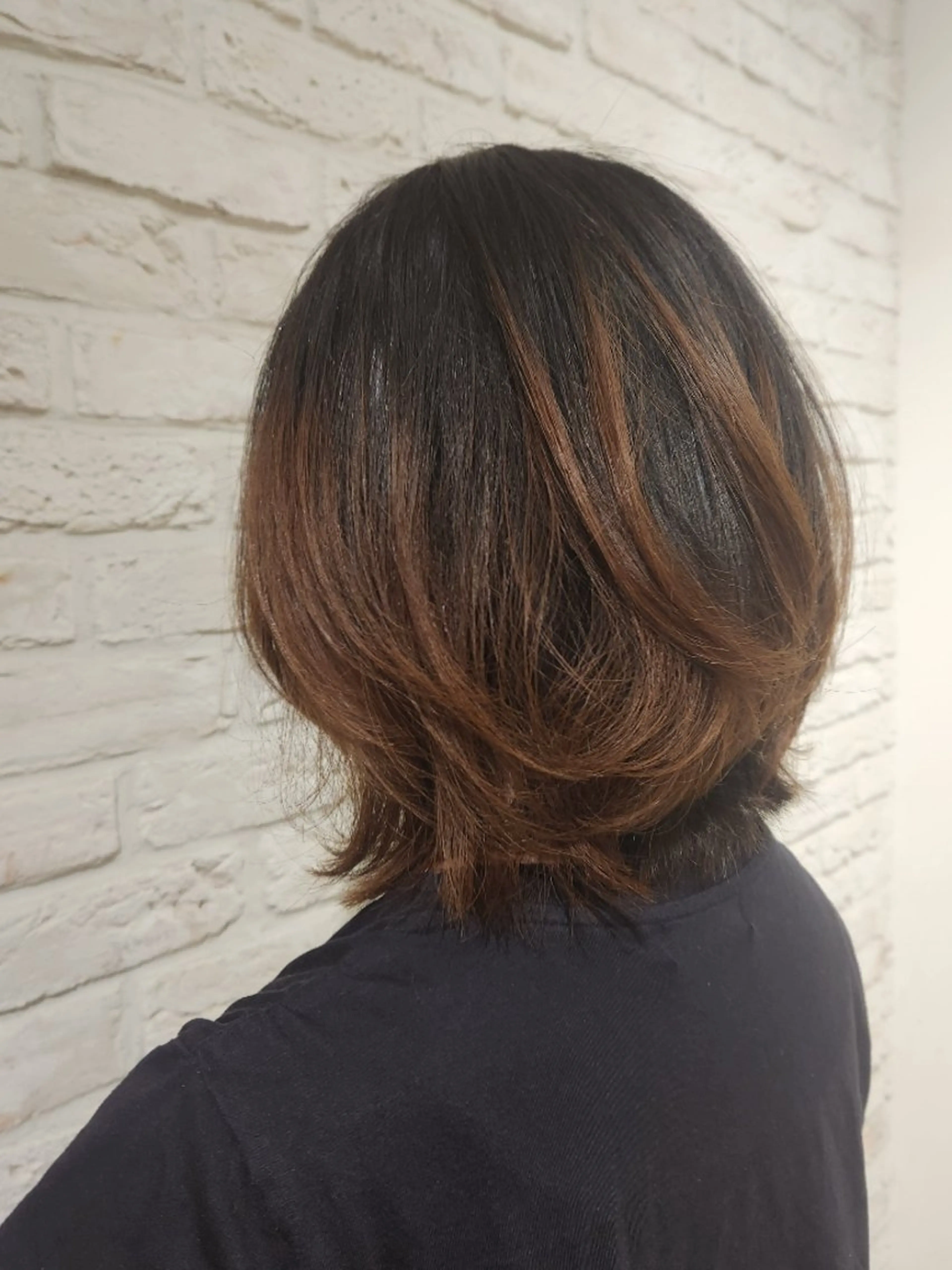 ミディアム GOOD NEIGHBORS 水戸赤塚所属・植田 沙織のヘアスタイル