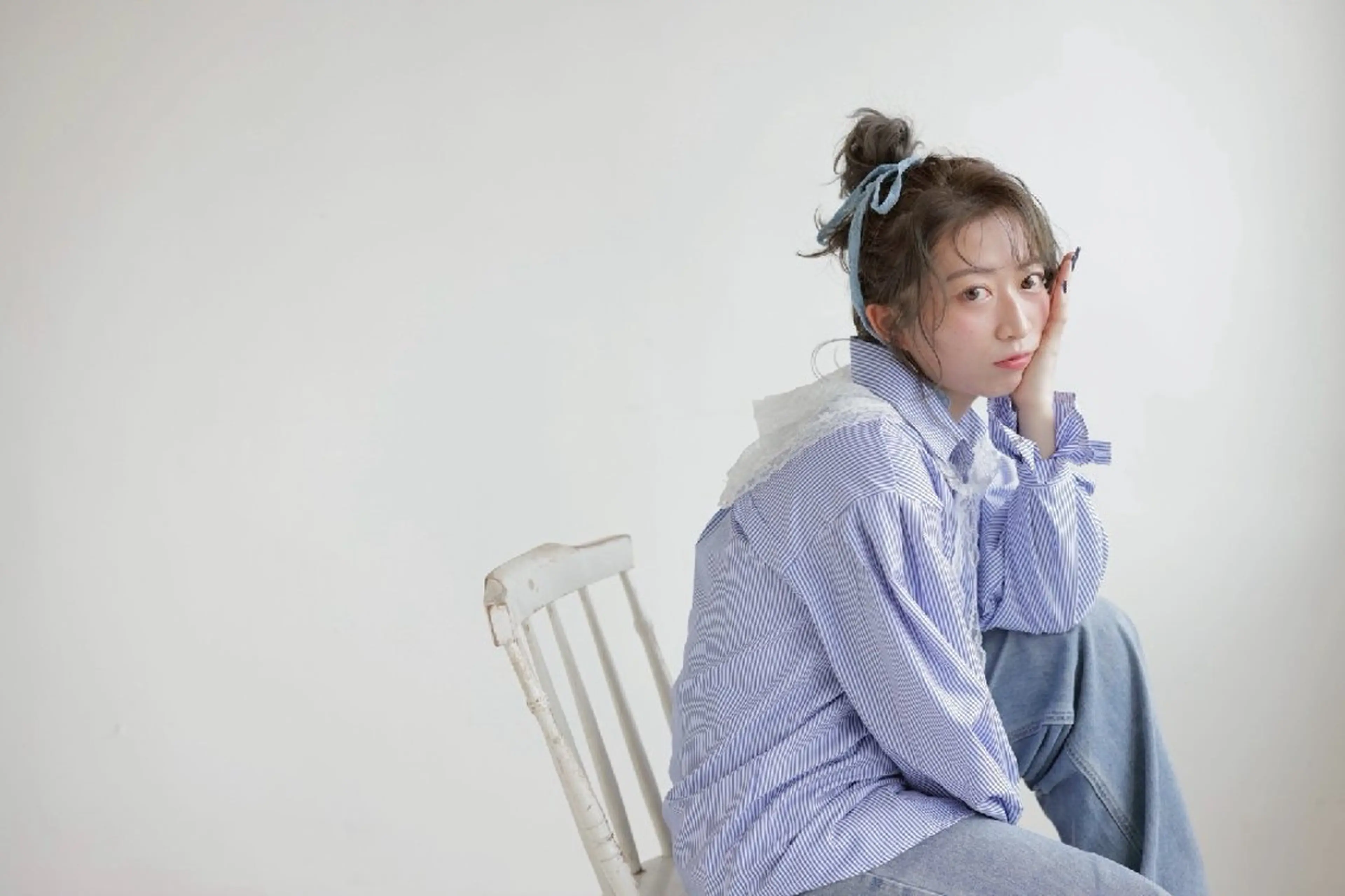 カラー 束感まつぱ🥑🤍 NATUKI🤍のヘアスタイル