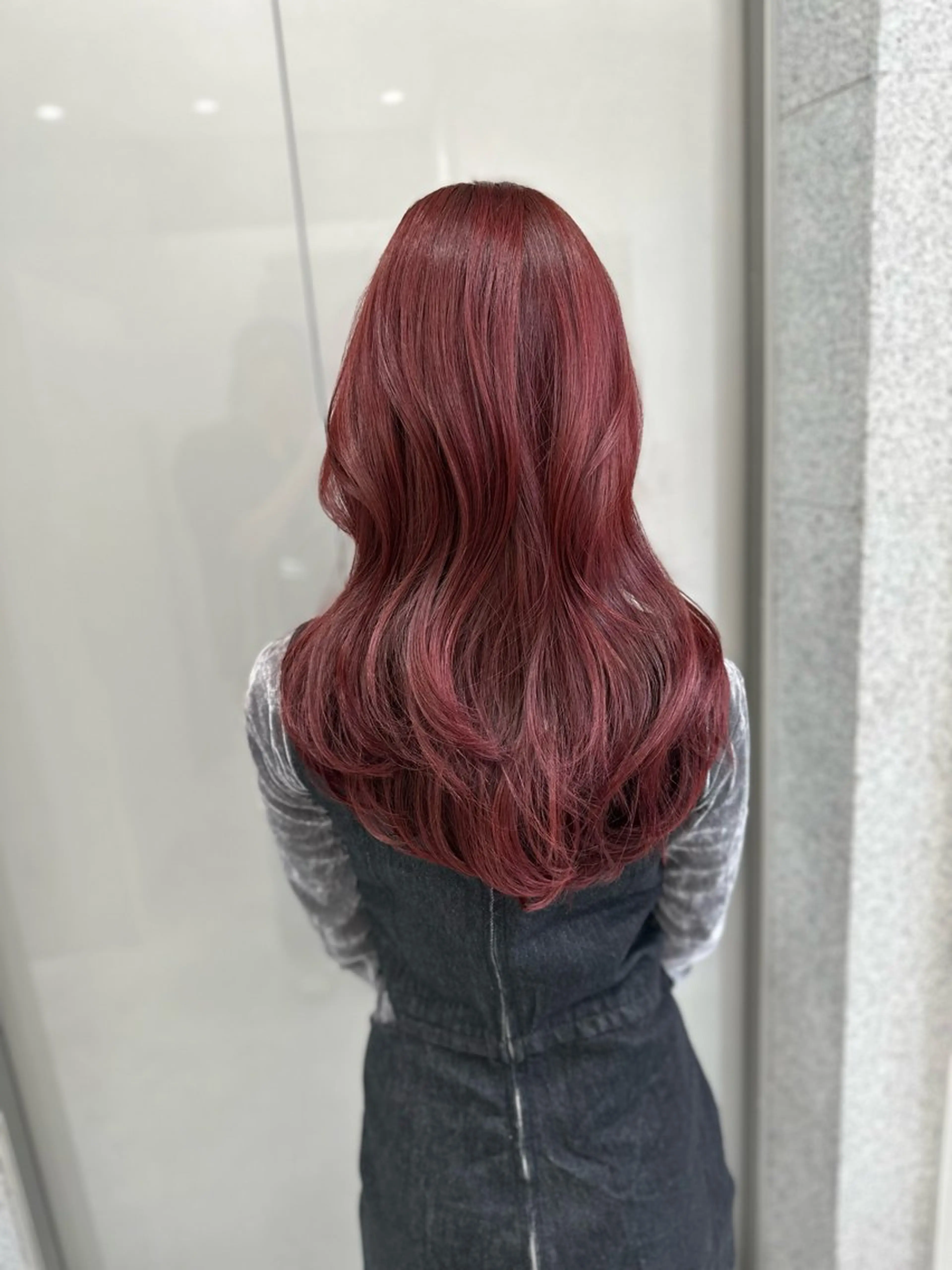 ロング カラー ヘアカラー トリートメント うる艶ストレート♡透 明感カラー♡かずまるのヘアスタイル