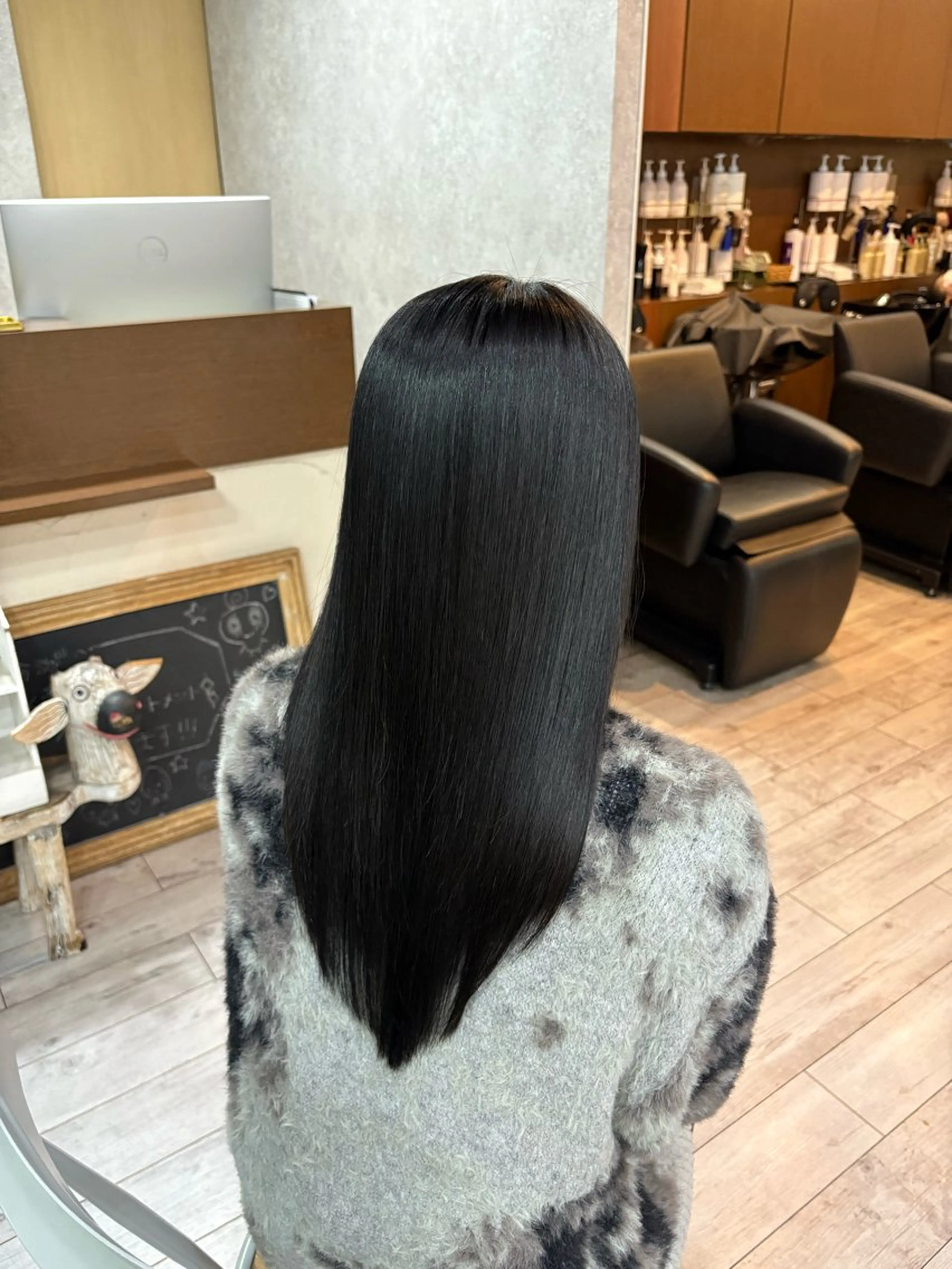 ロング カラー ヘアカラー トリートメント なぎは/似合わせ・ ナチュラルカラーのヘアスタイル