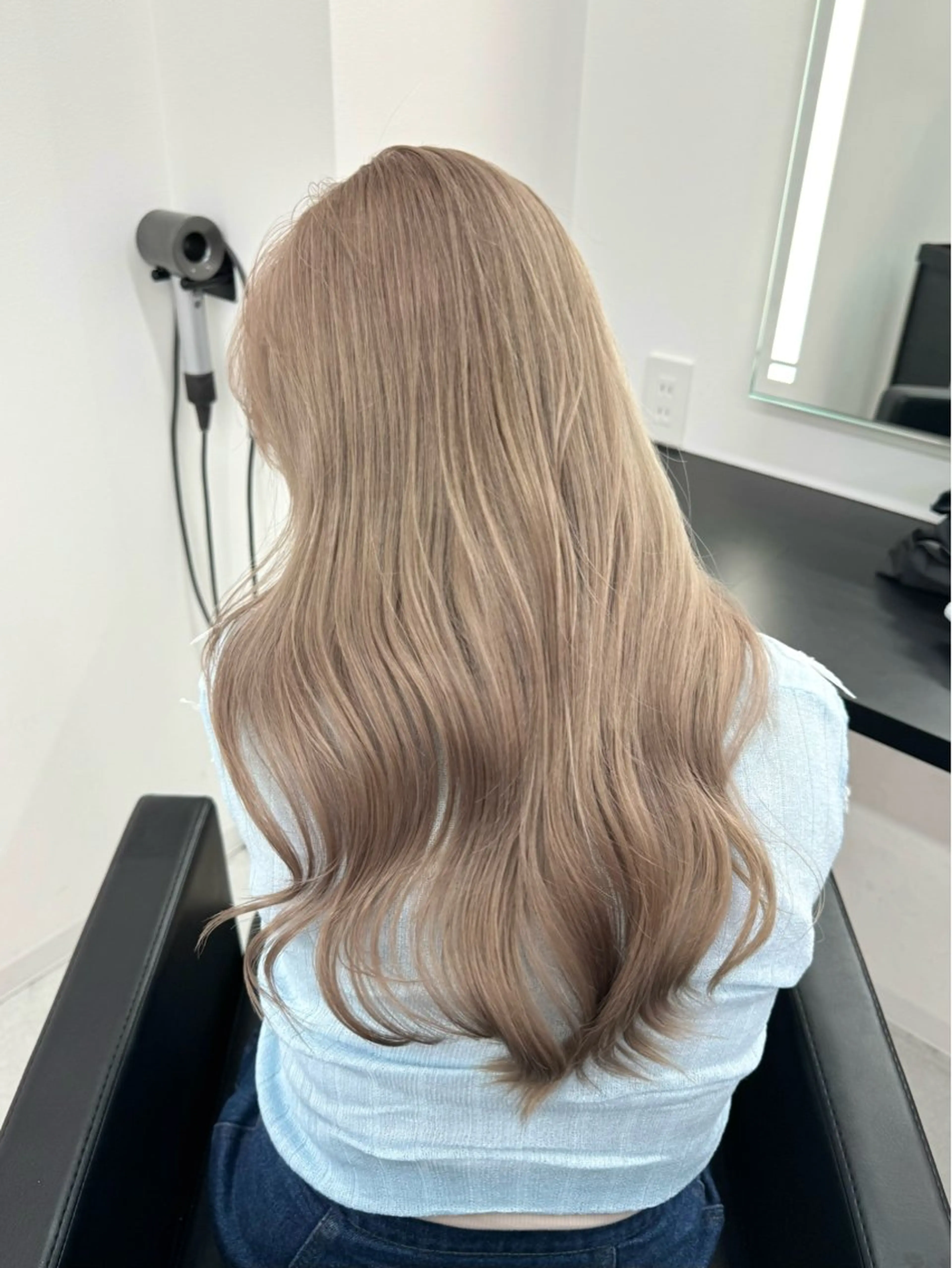 ロング カラー ブリーチ ダブルカラー ロング トリートメント ヘアカラー EGO池袋所属・💫池袋/カラー/ shu💫のヘアスタイル