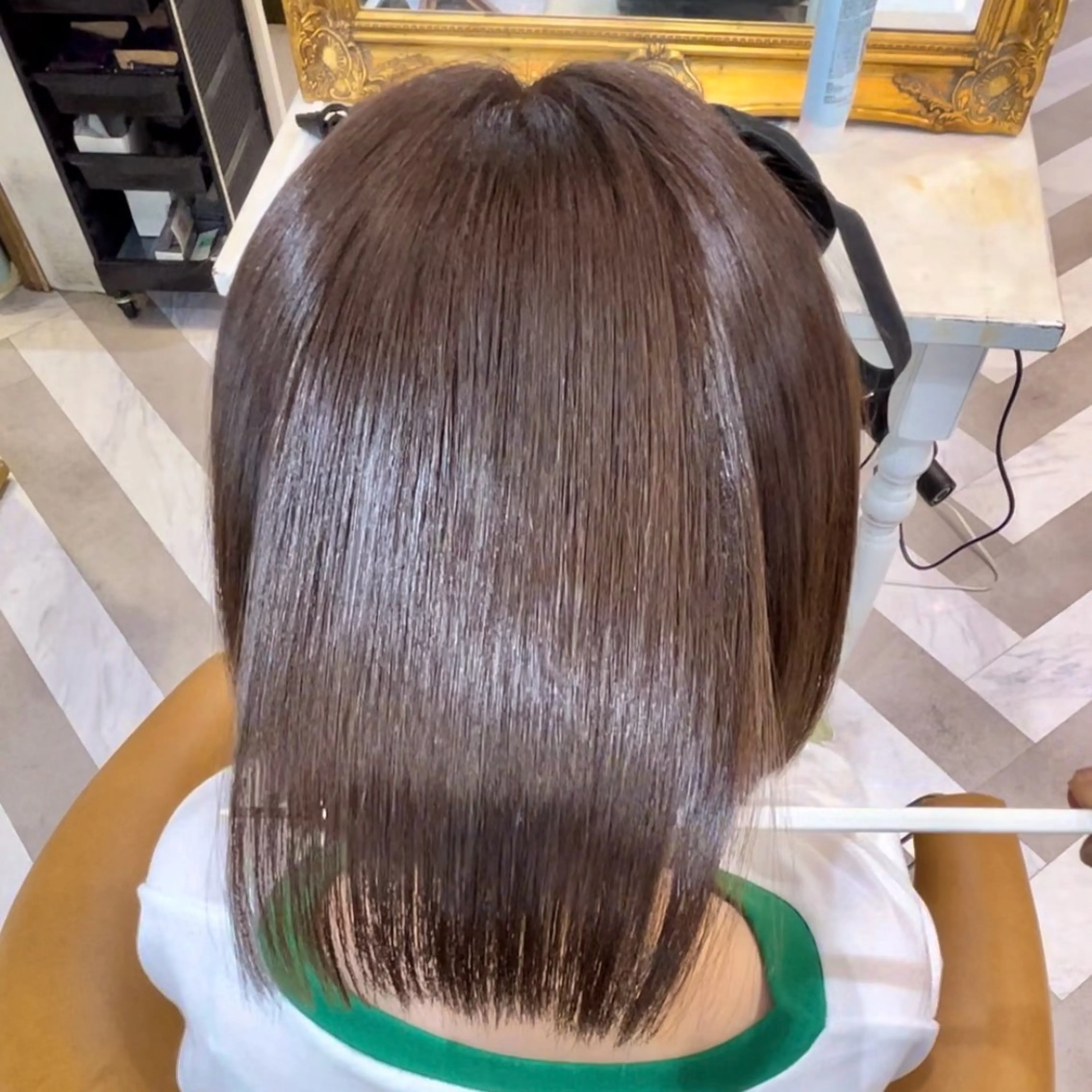 ✨圧倒的にサラサラ髪へ導きます✨8400円引き🍎最新×髪質改善🍎カット+カラー+最高級4ステップトリートメント🍎の写真