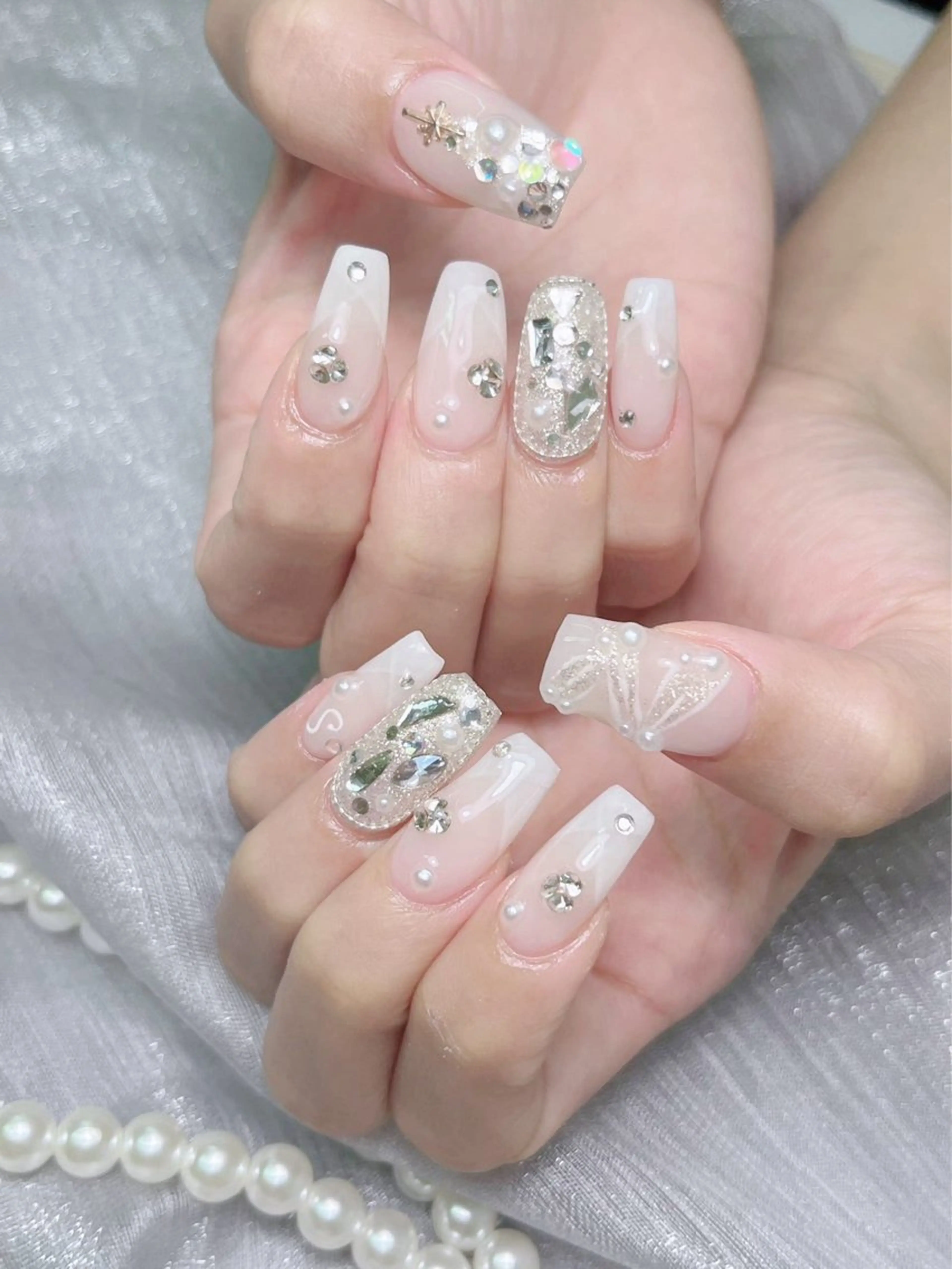 ネイル スカルプネイル lucky nail 歌舞伎町のネイルデザイン