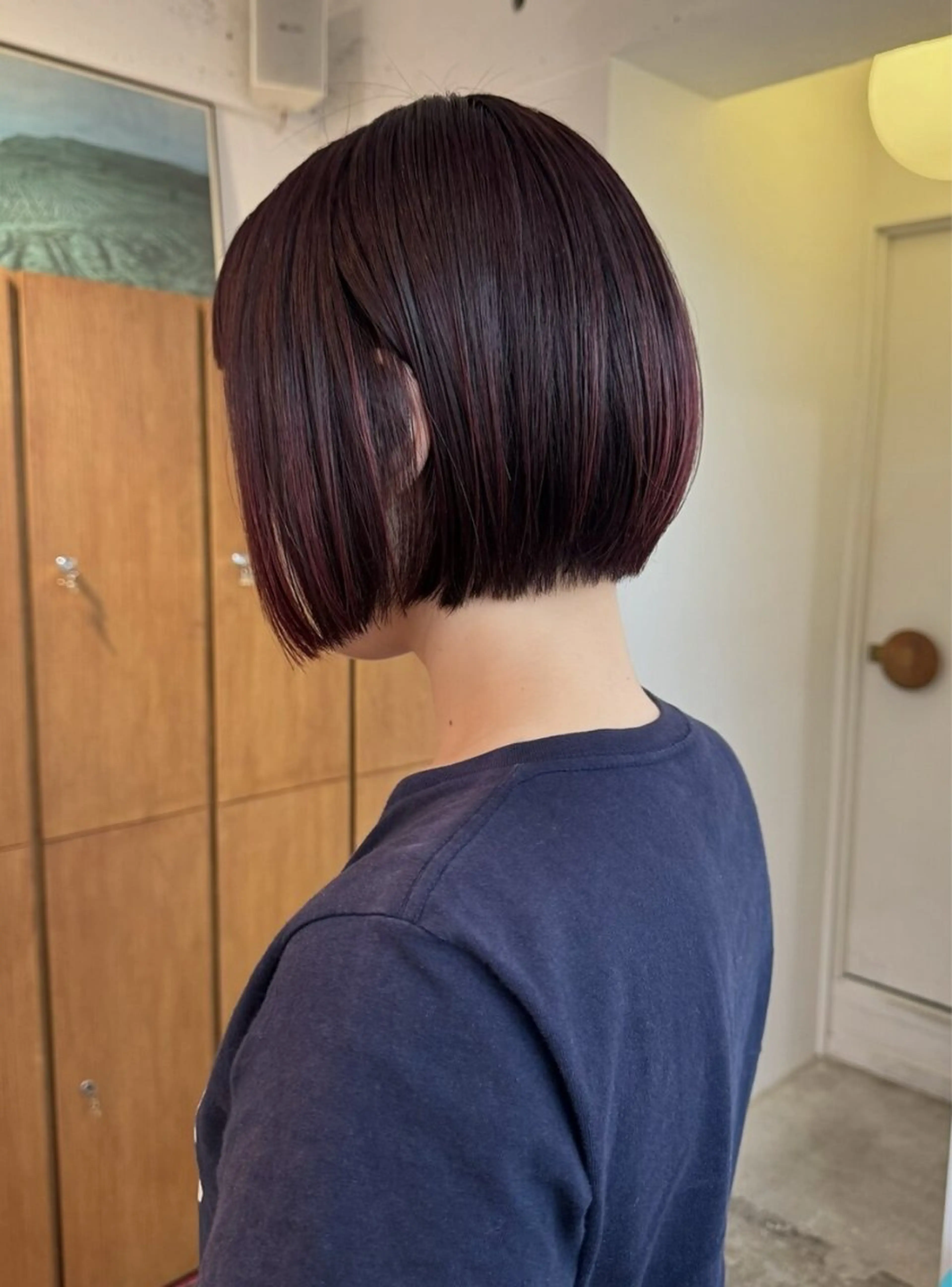 ショート カラー レッドカラー ヘアカラー 立川艶髪カラーと映画 美容師YUJIのヘアスタイル