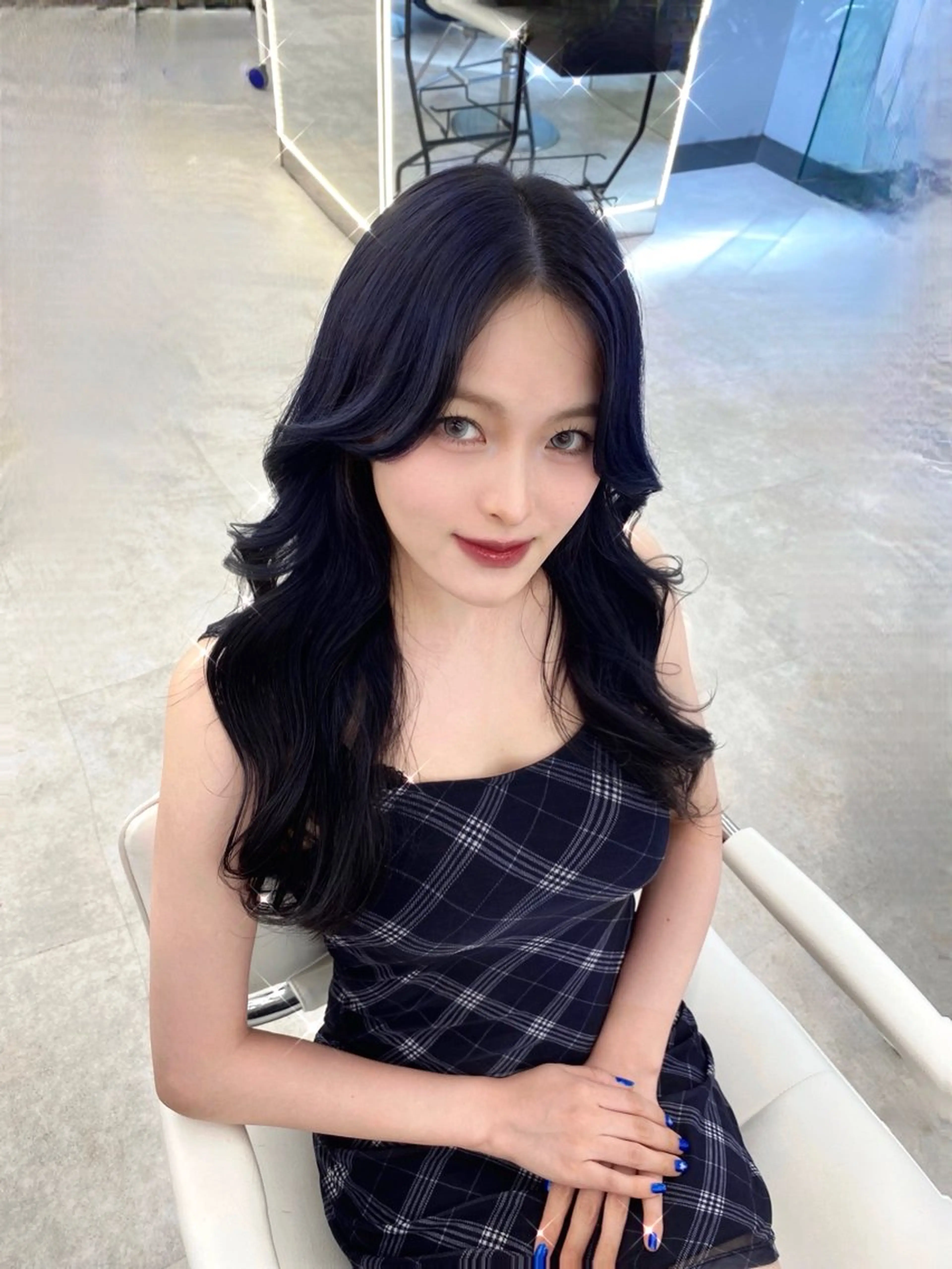 【🎀2回目の方🎀】プレミアムケアカラー+似合わせカット🤍の写真