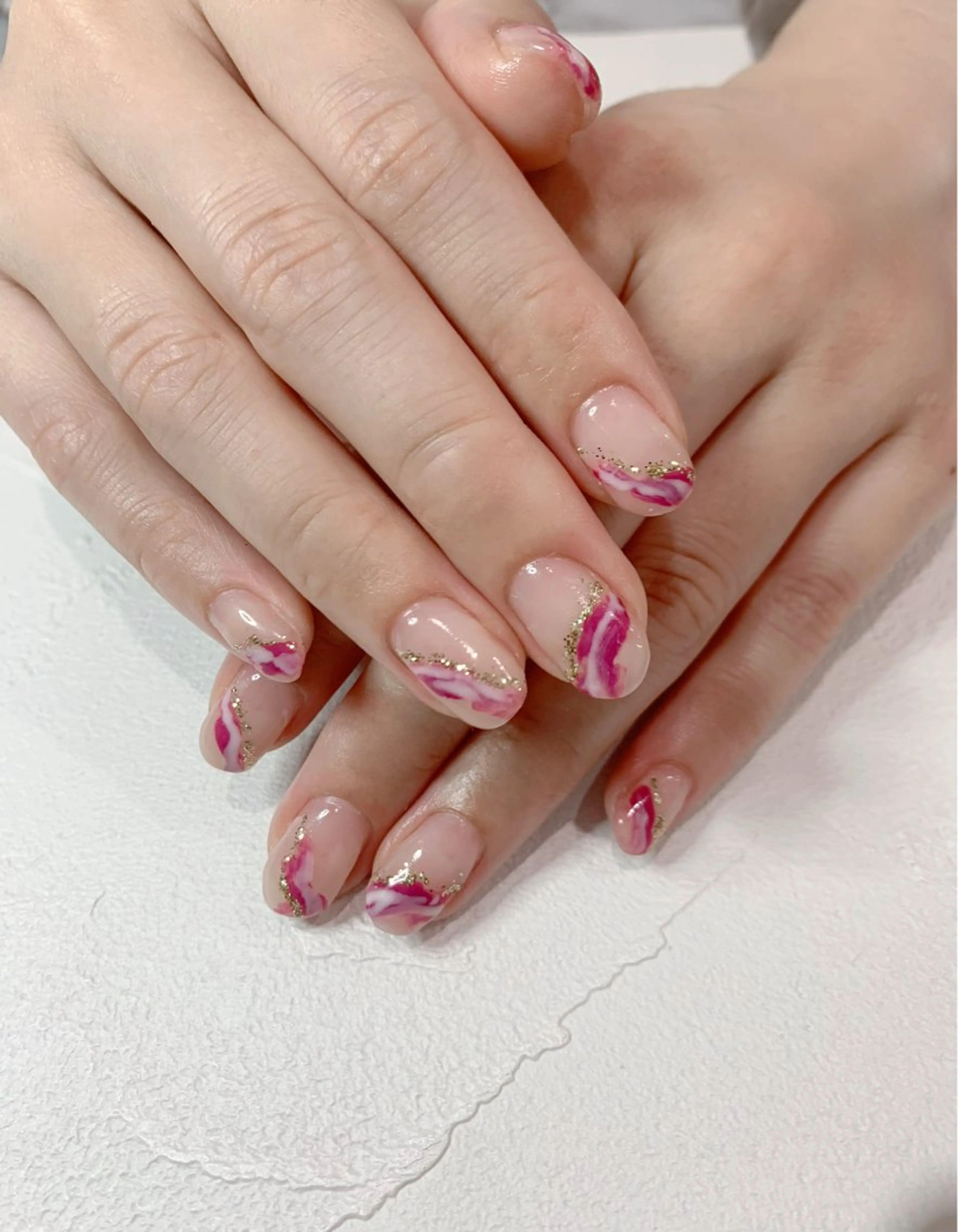 ネイル 中川 沙里のヘアスタイル