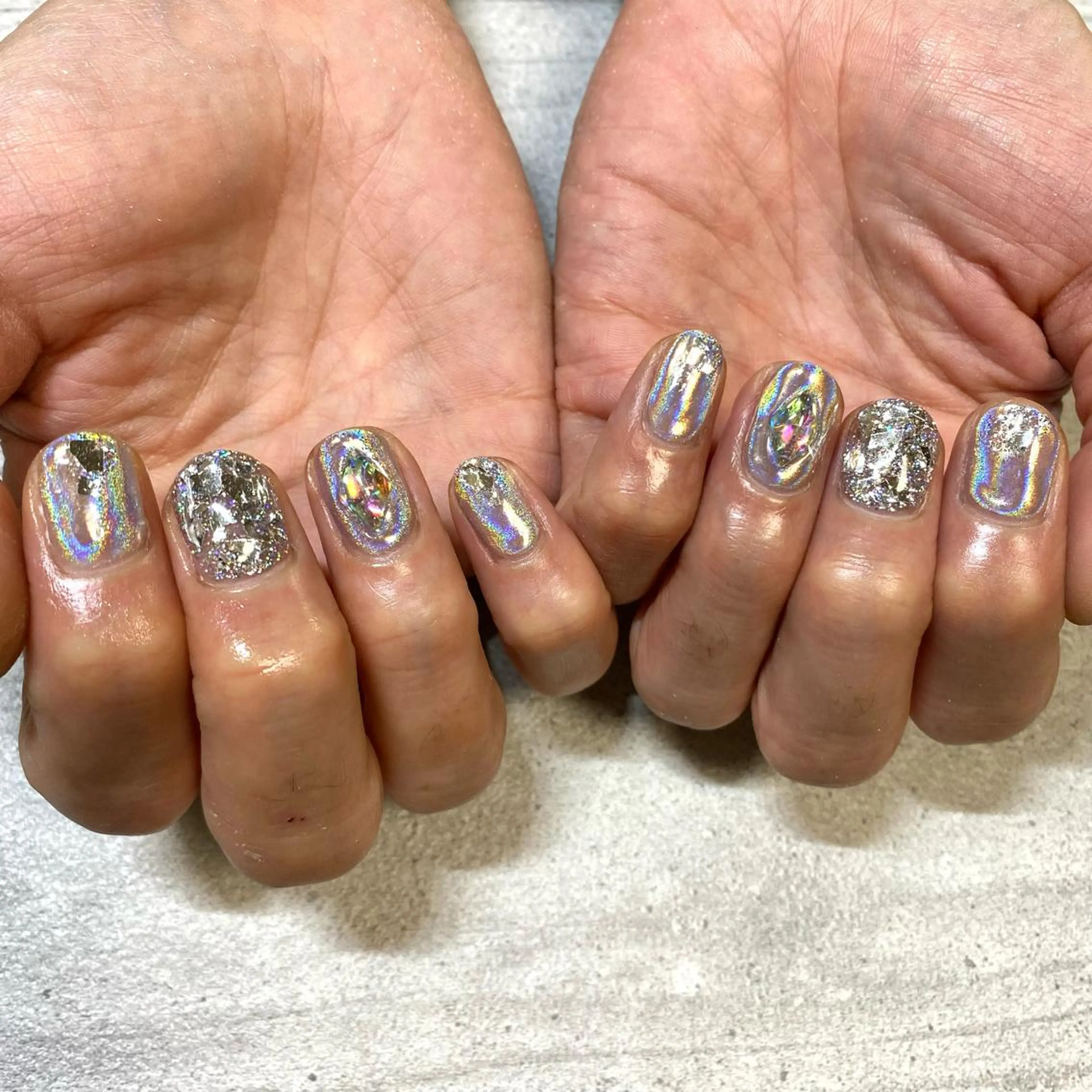 ショート カラー メンズ ネイル メンズネイル 今福鶴見ネイル 8(ｴｲﾄ)のネイルデザイン