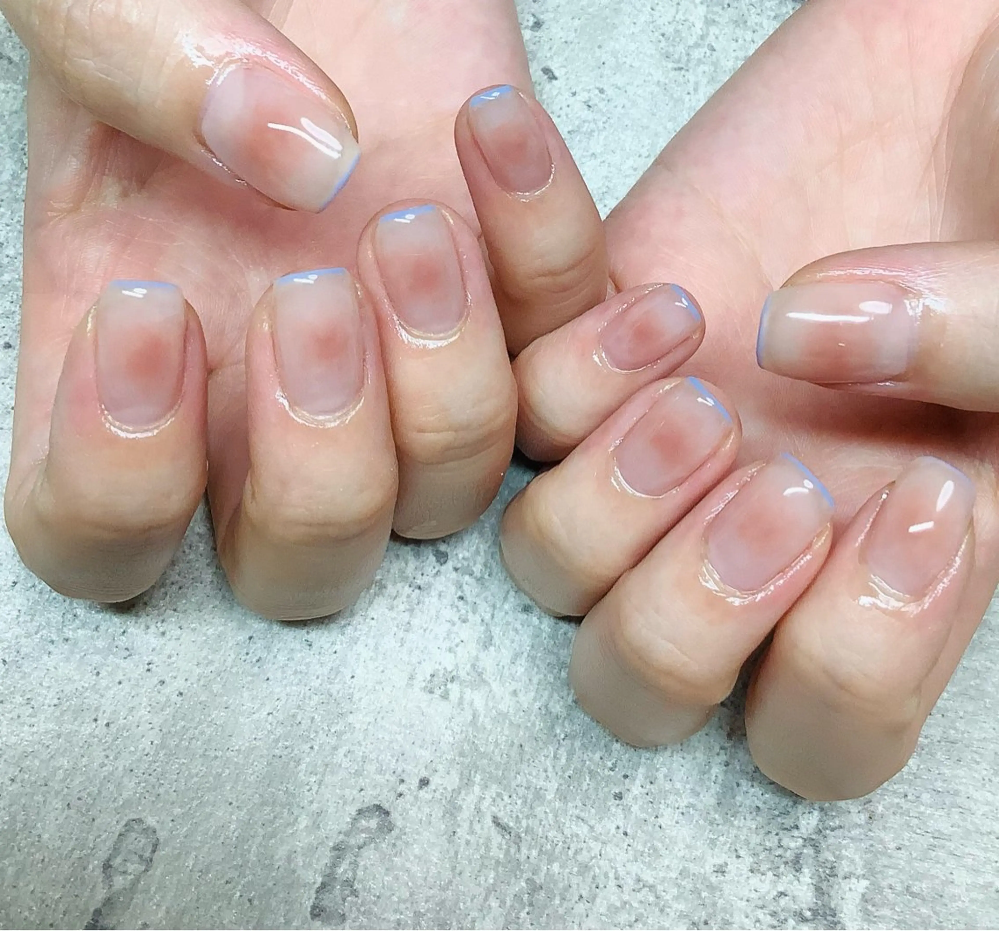 ネイル フレンチネイル ハンドネイル 横尾 麻里のネイルデザイン