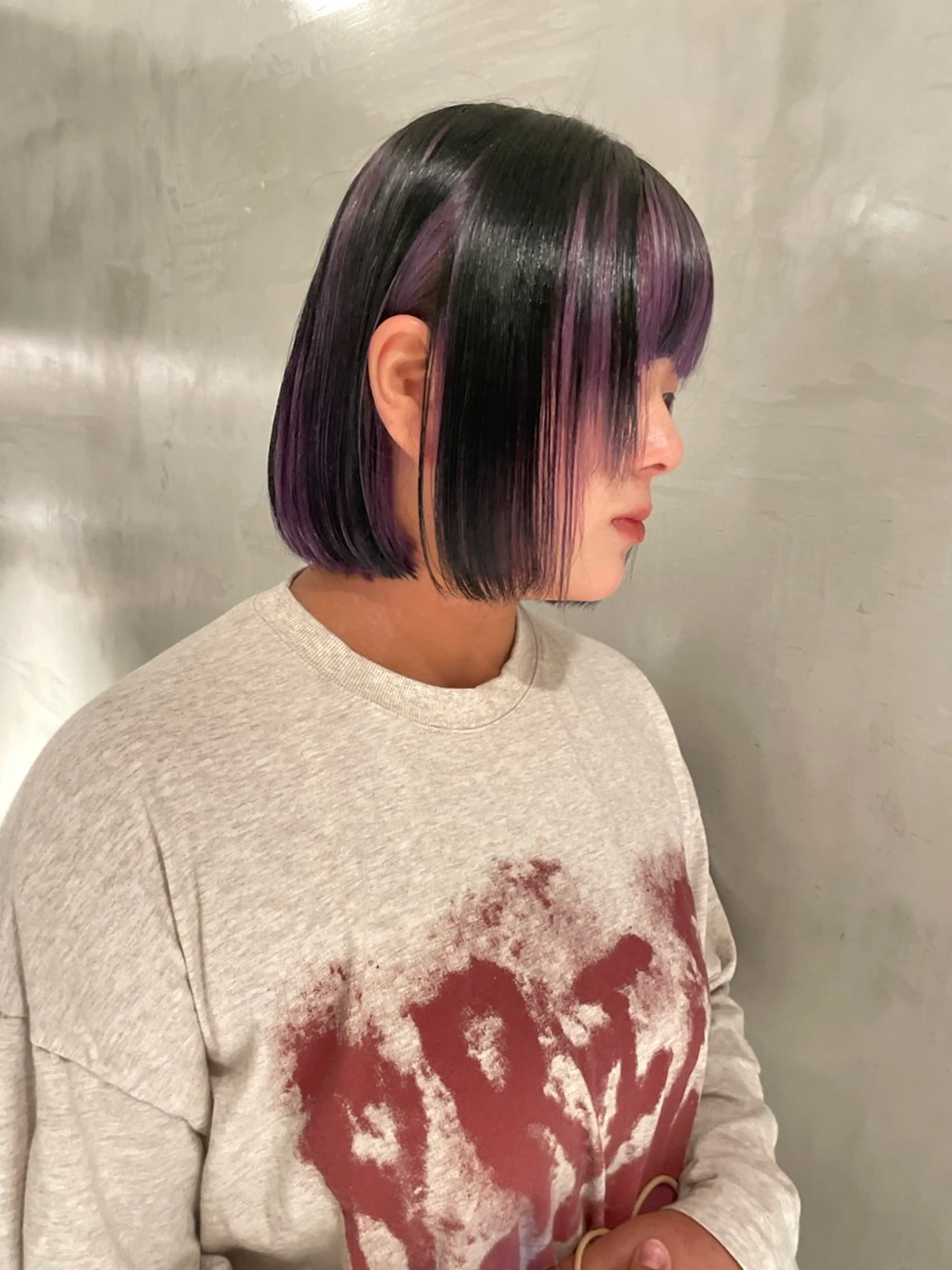 ミディアム カラー ブリーチ✧︎デザイン ゆうのヘアスタイル