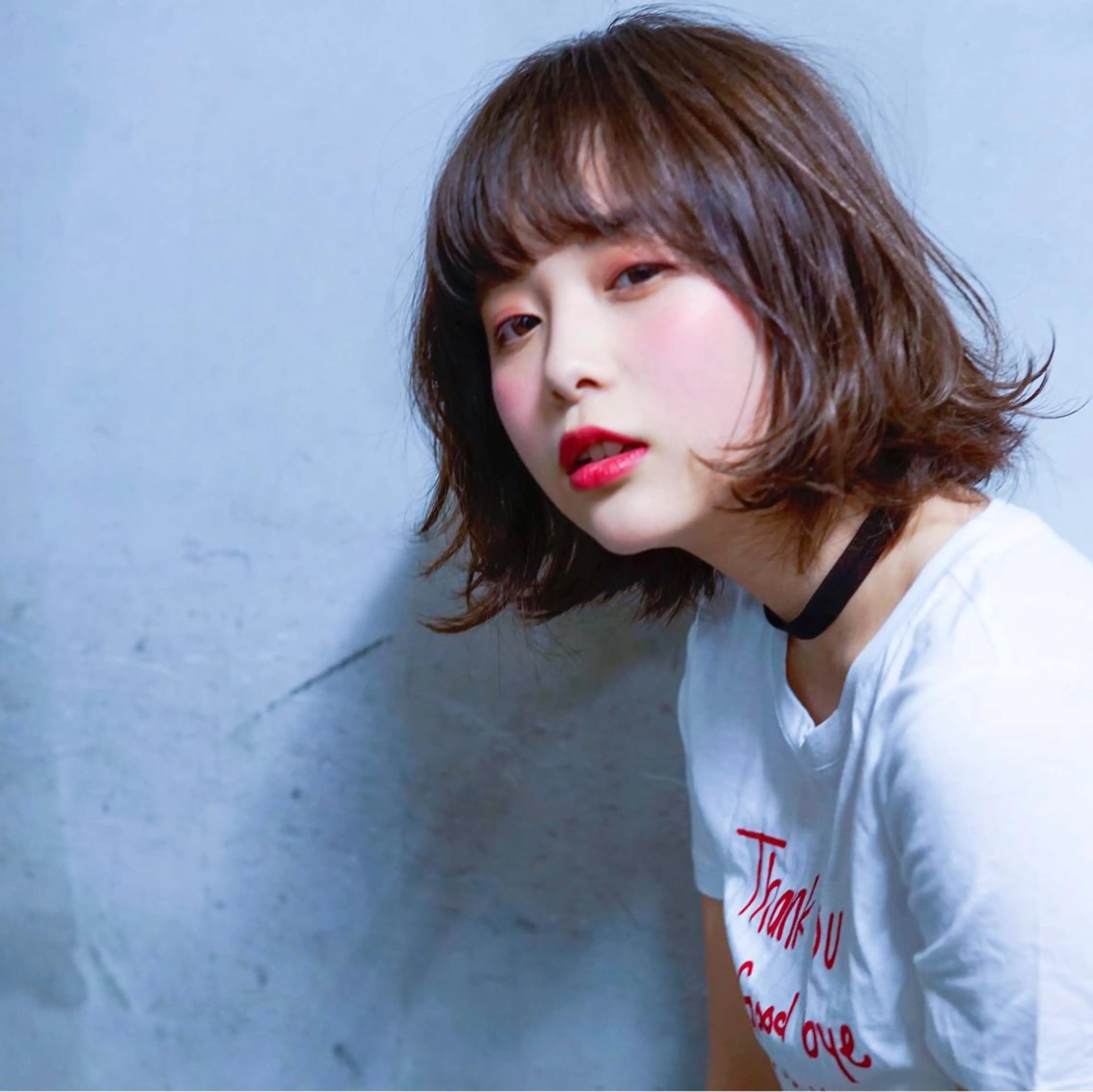 ショート カラー パーマ ボブ タンバルモリ 外ハネヘア 髪質改善、エクステ 山口卓哉のヘアスタイル
