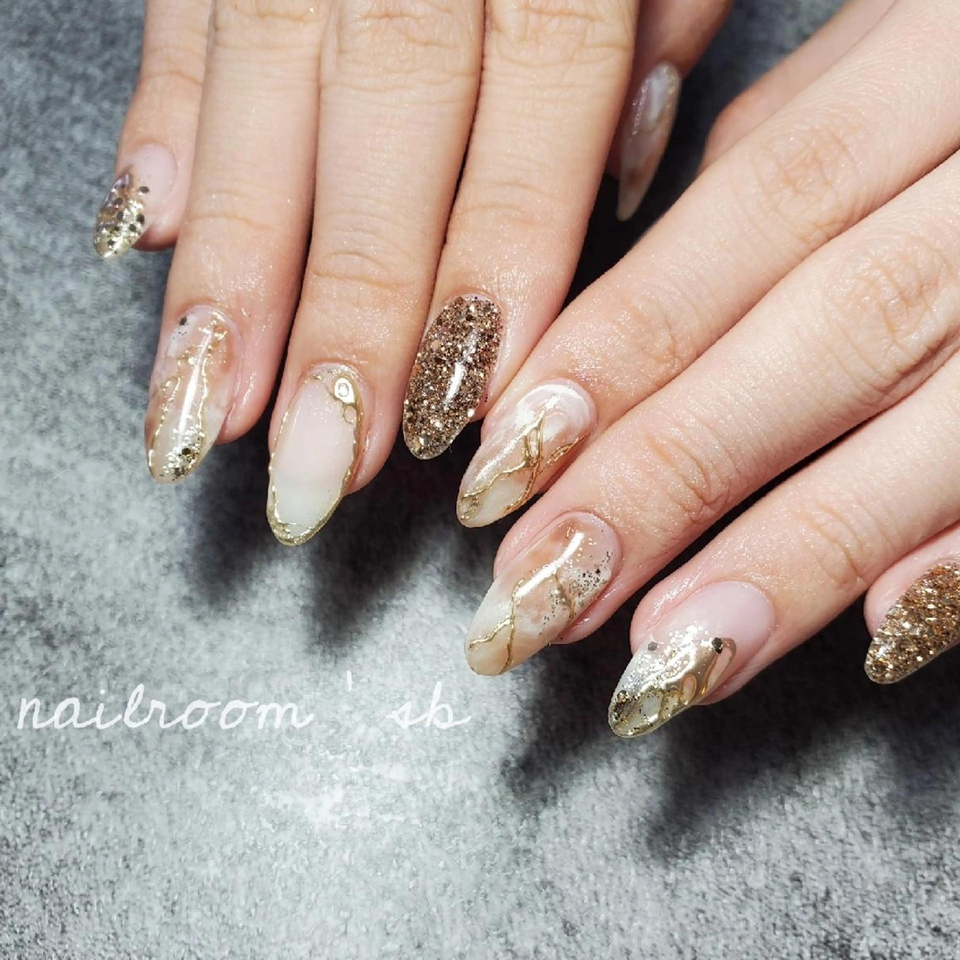 ネイル ハンドネイル nailroom‪ sb‪‪𓈒𓂂𓏸のネイルデザイン