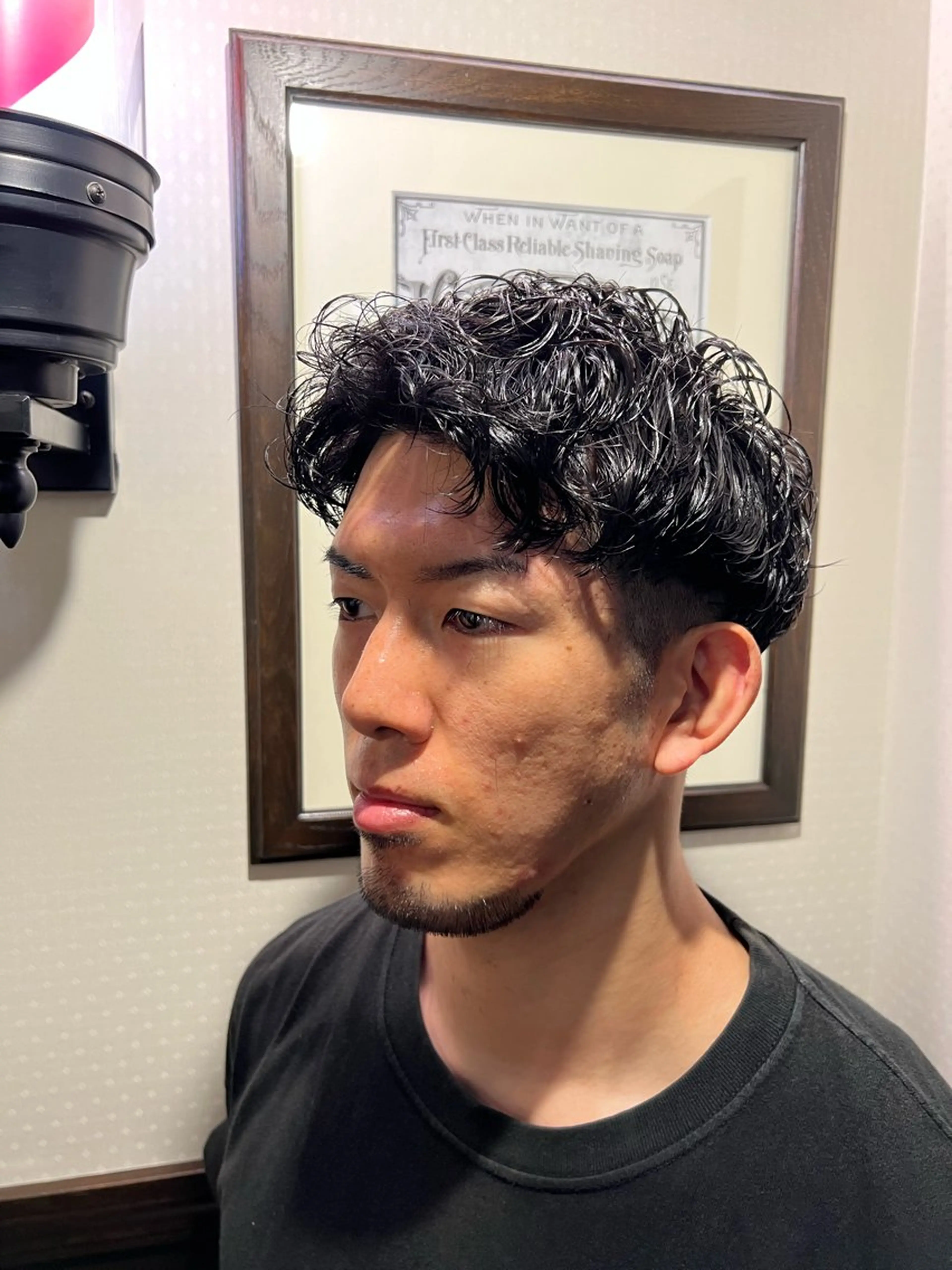 朝ラク大人パーマの写真