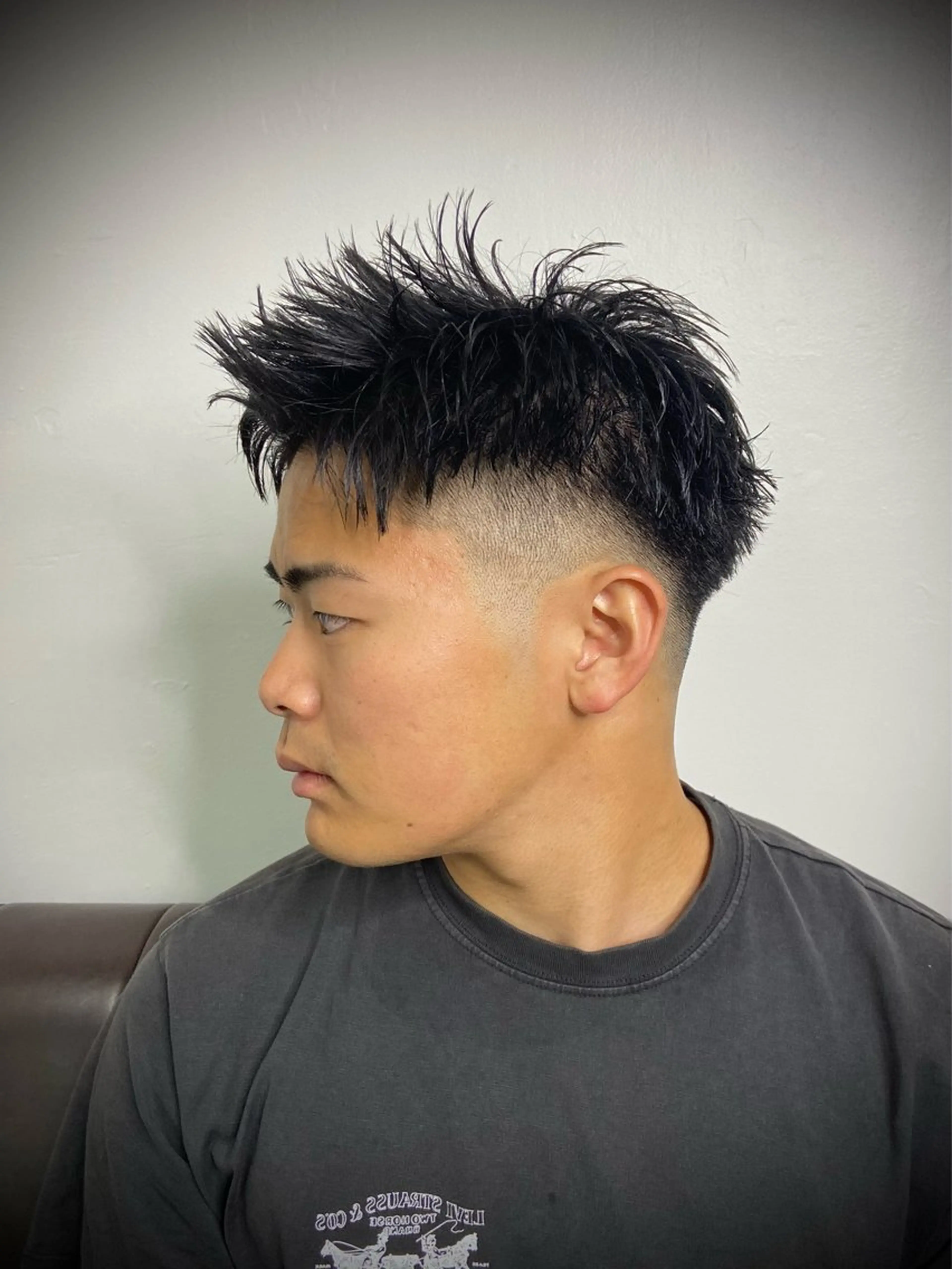 メンズ カット 柄﨑 比呂/ancielのヘアスタイル