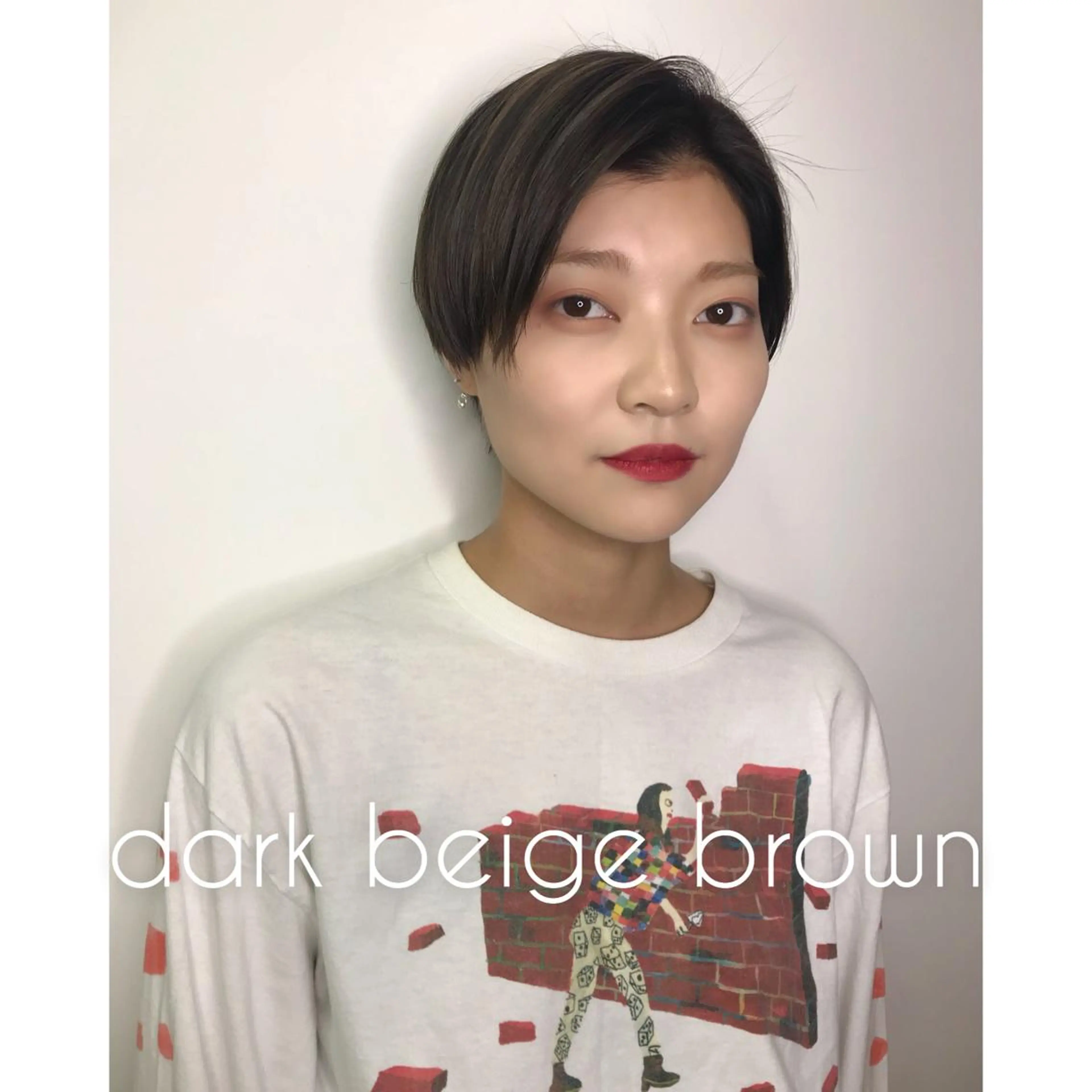 ショート カラー 寺山 佳貴のヘアスタイル