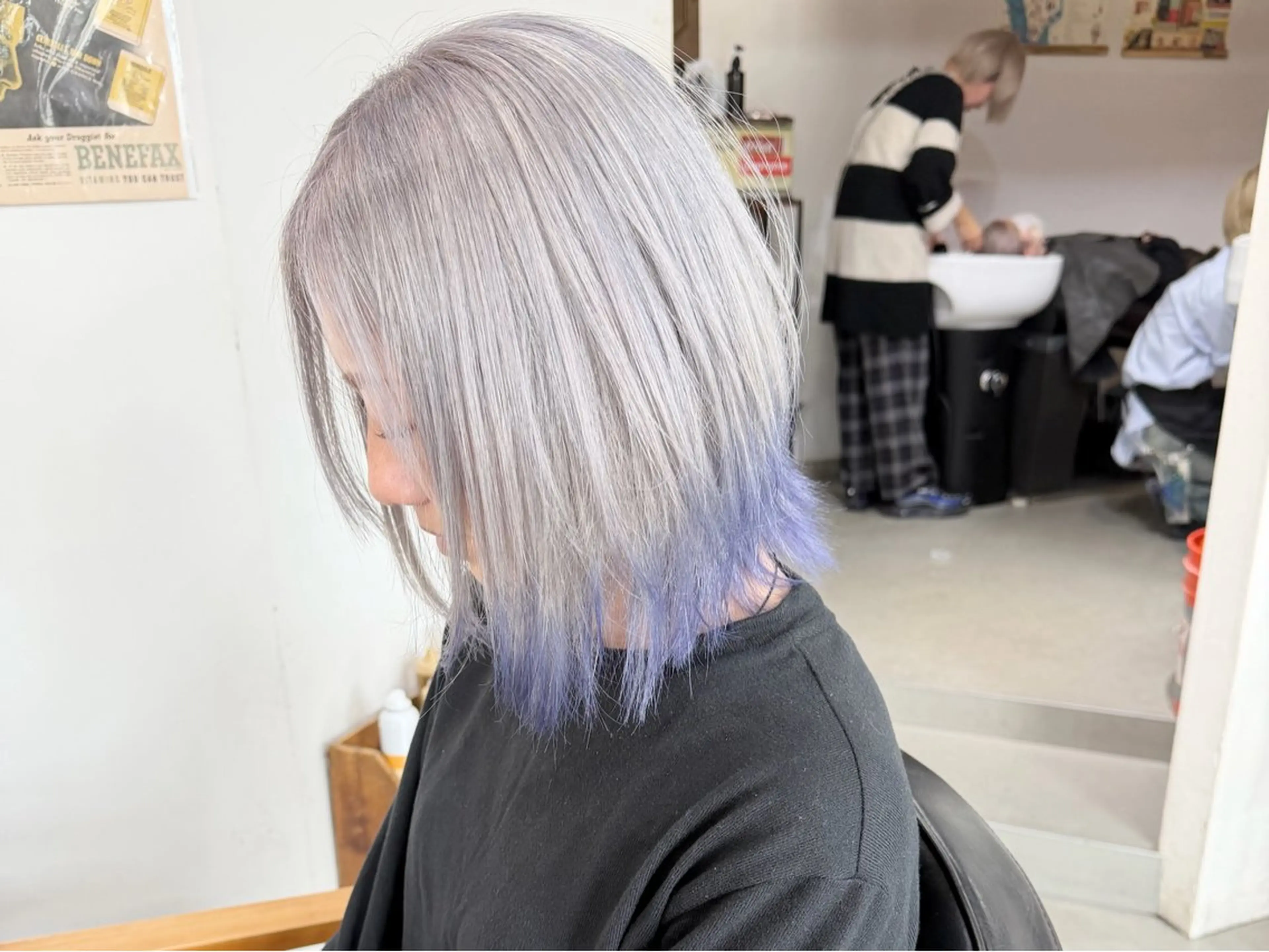 ミディアム カラー カット ヘアカラー 💖艶・ブリーチ 透明感miyu💖のヘアスタイル