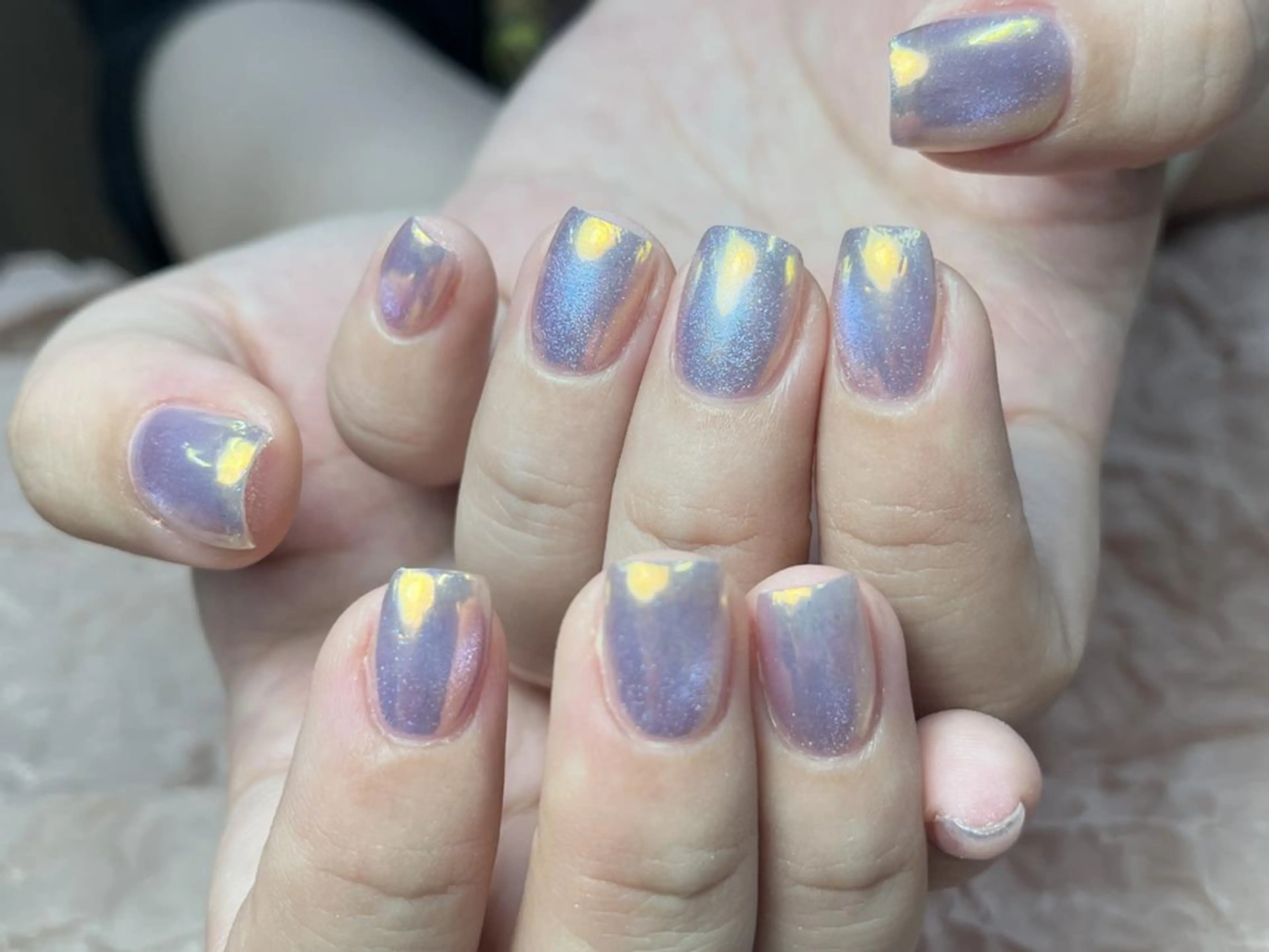 ネイル オーロラネイル ハンドネイル ToliyDeliy Nail Salonのネイルデザイン