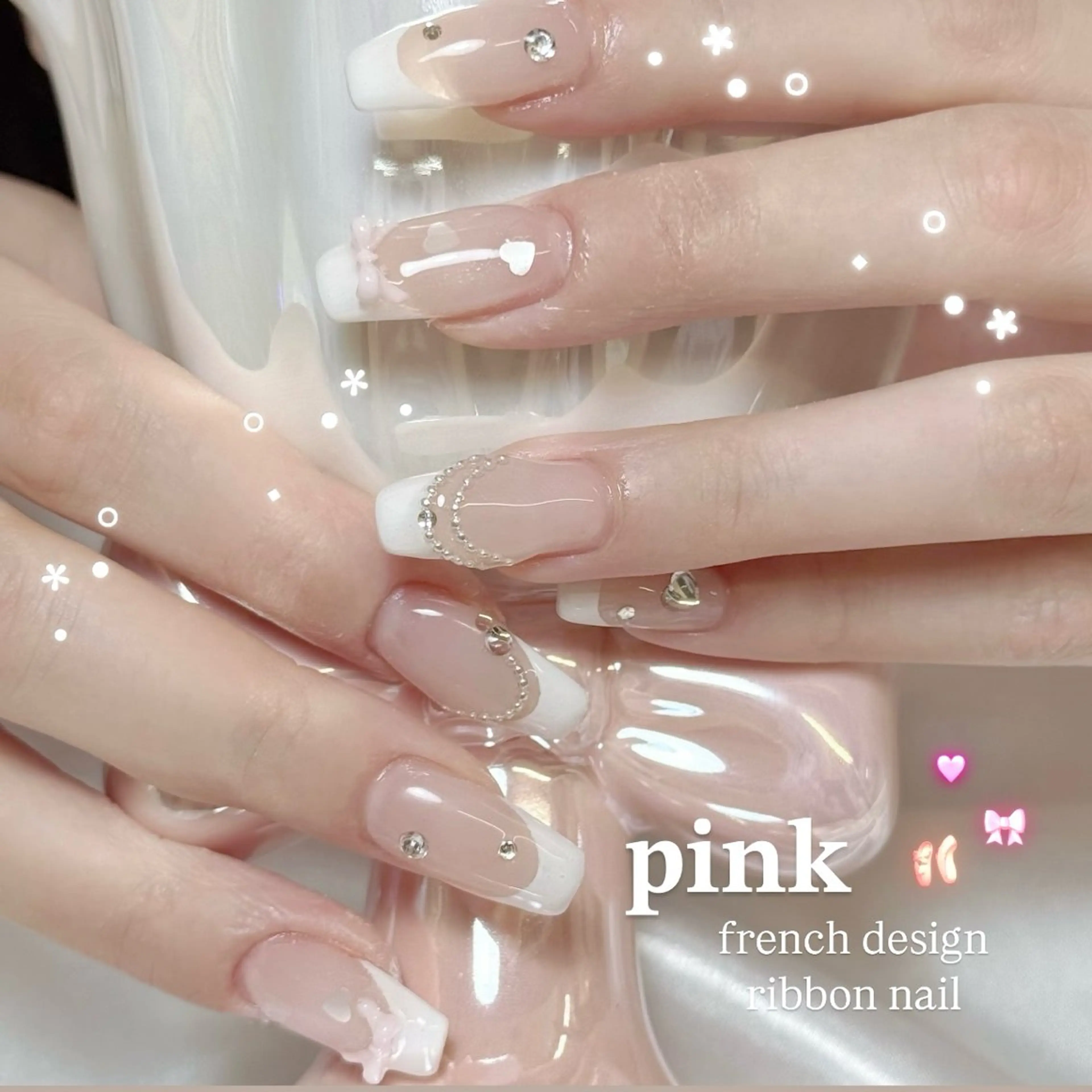 ネイル オーロラネイル ブルー フラッシュネイル フットネイル フレンチネイル 🌷yui ネイル🌷のネイルデザイン