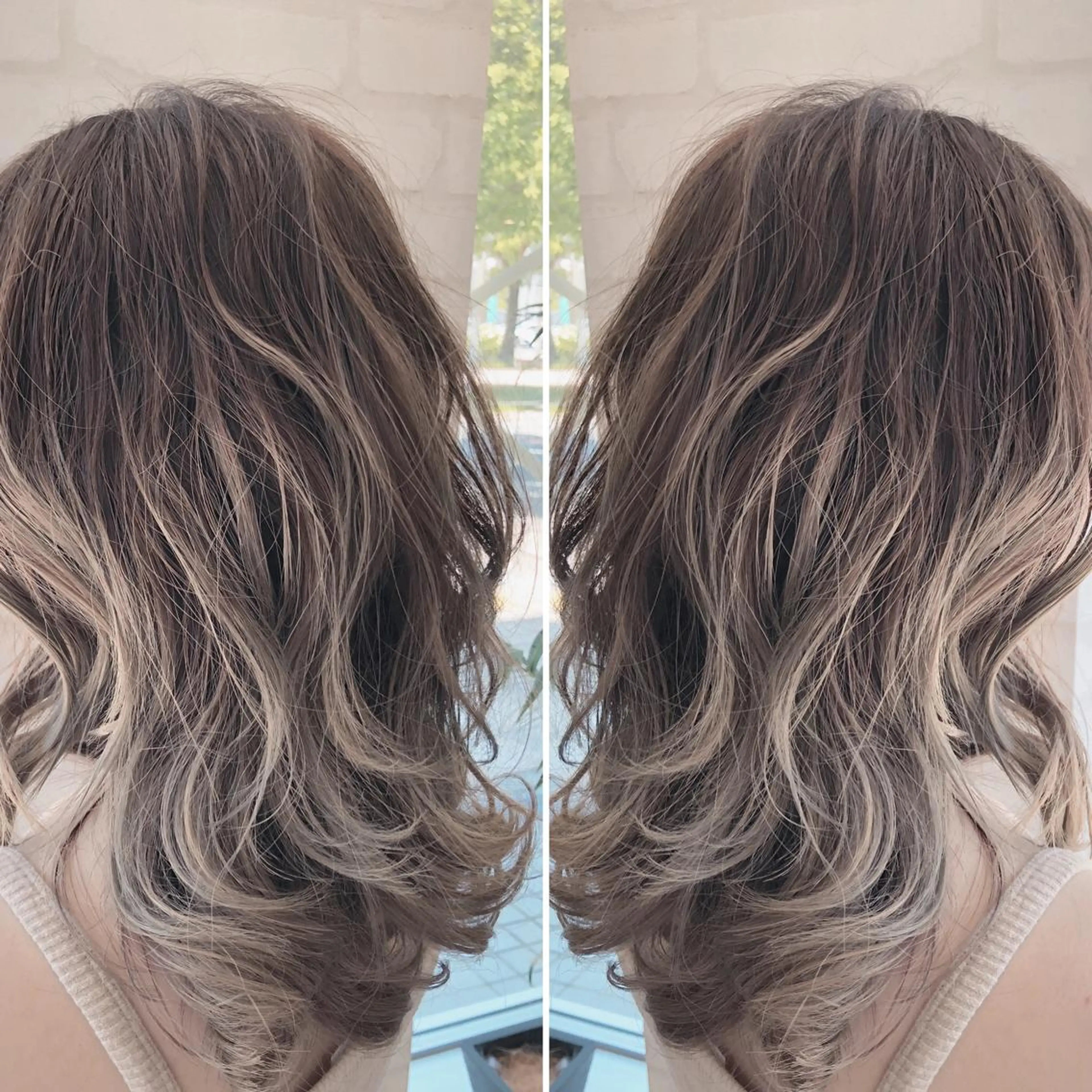 セミロング ヘアカラー パーマ 縮毛矯正 トリートメント ヘアセット 【shower】 yousuke代表のヘアスタイル