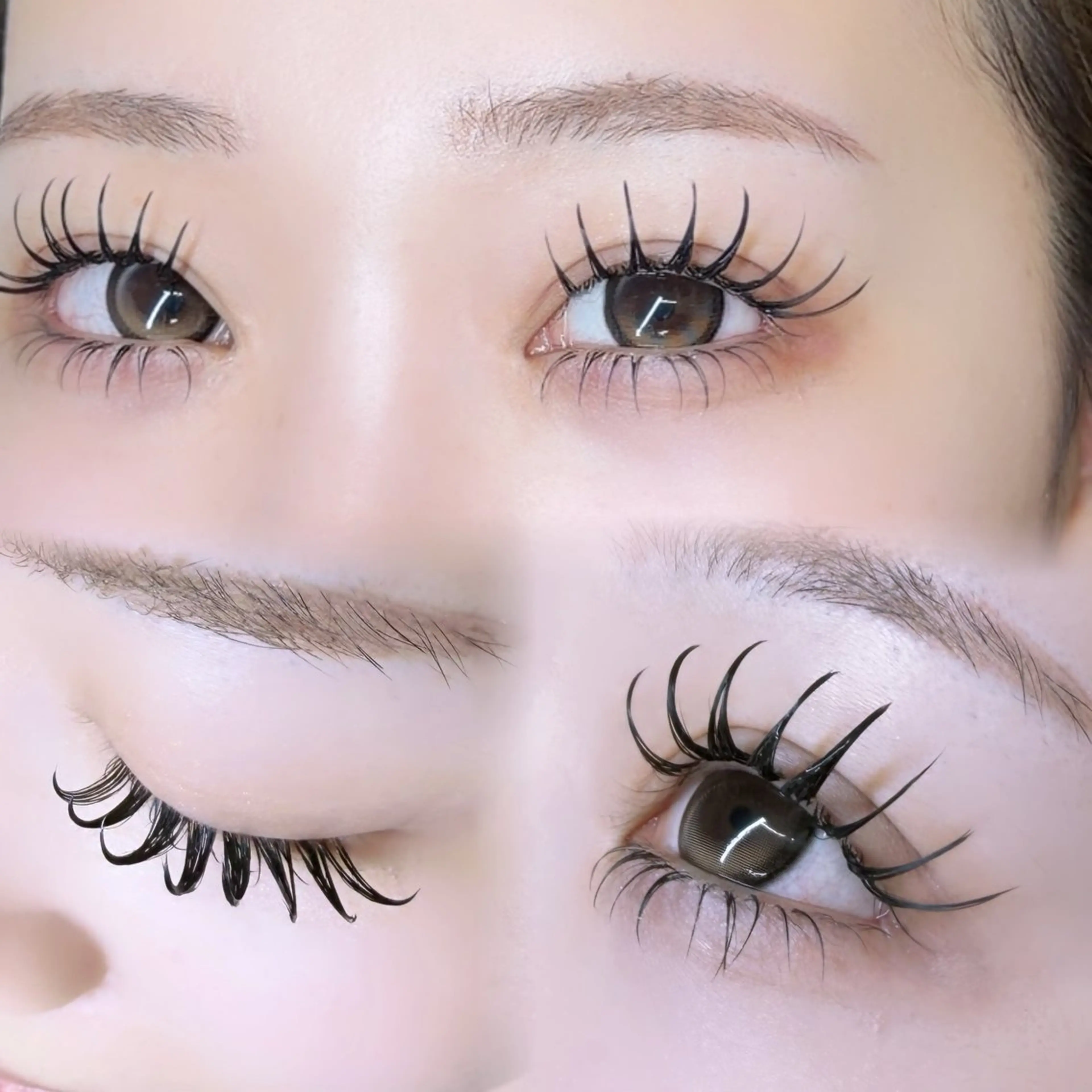 《持続力No.1新技法マツエク》バインドロック 60​〜​80束　プラス下マツエクの写真