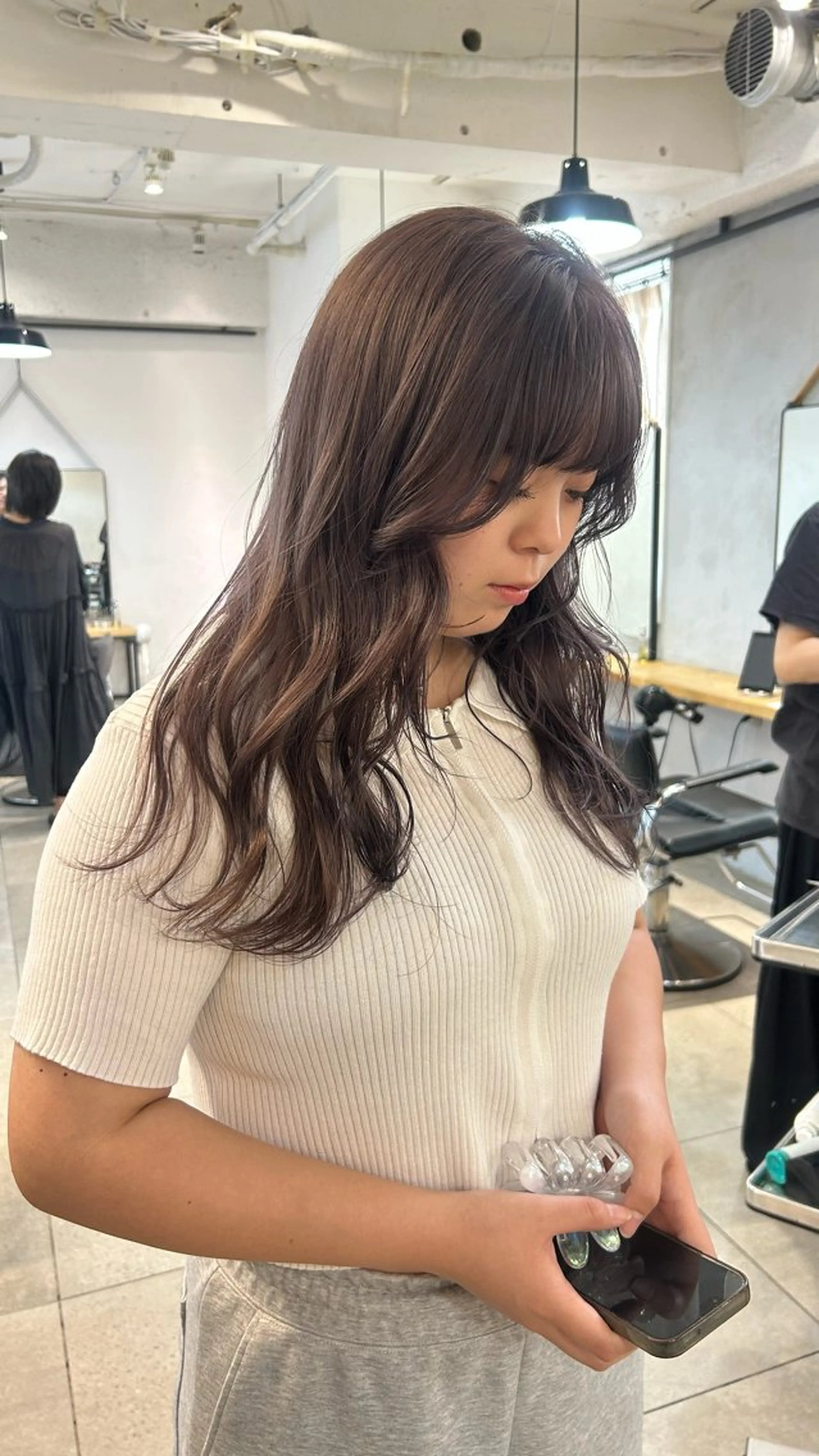 ロング カラー じゅわっと暖色カラー 🍊Moemiのヘアスタイル