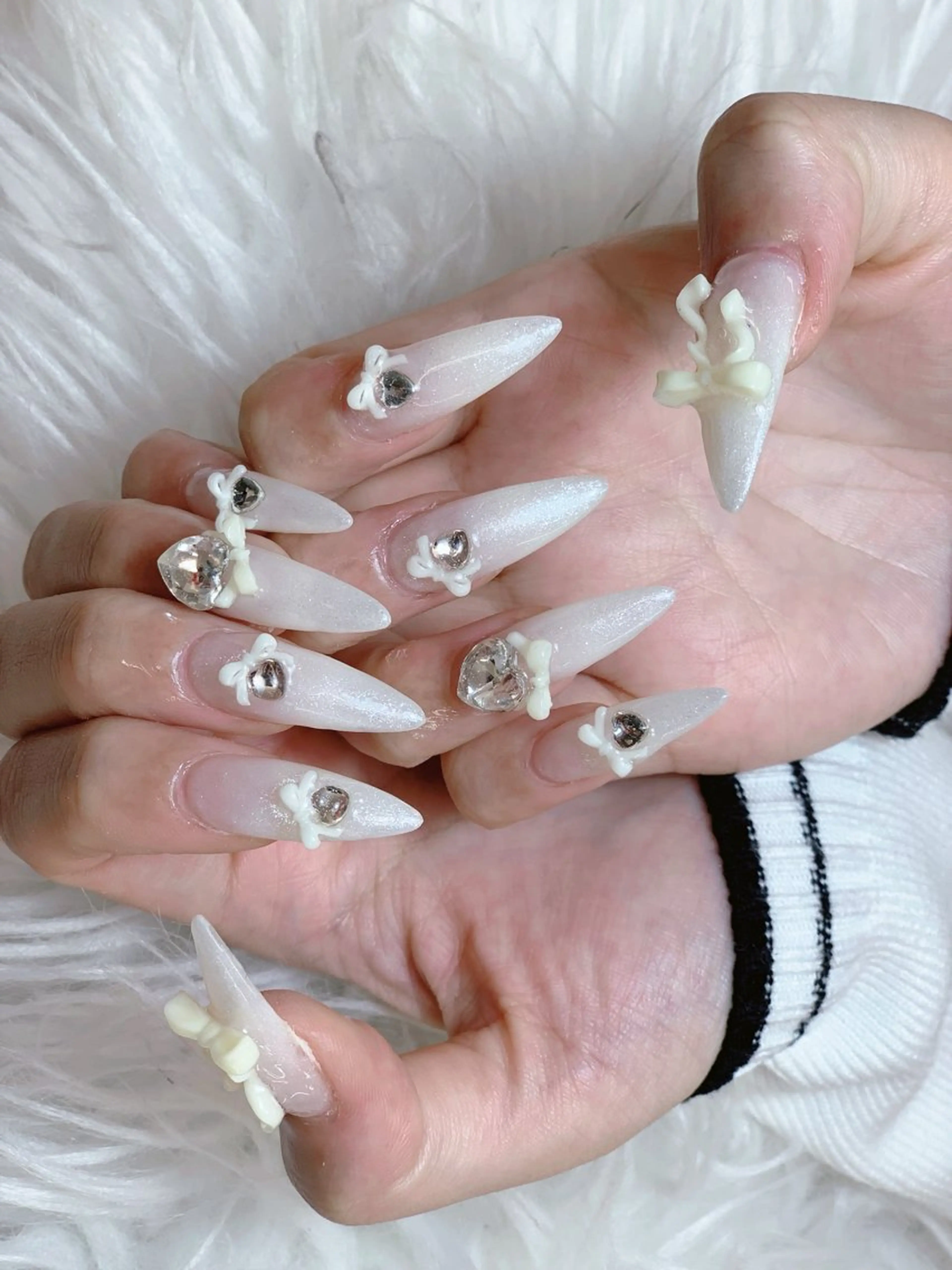 ネイル ハンドネイル ゴテゴテネイル JRのネイルデザイン