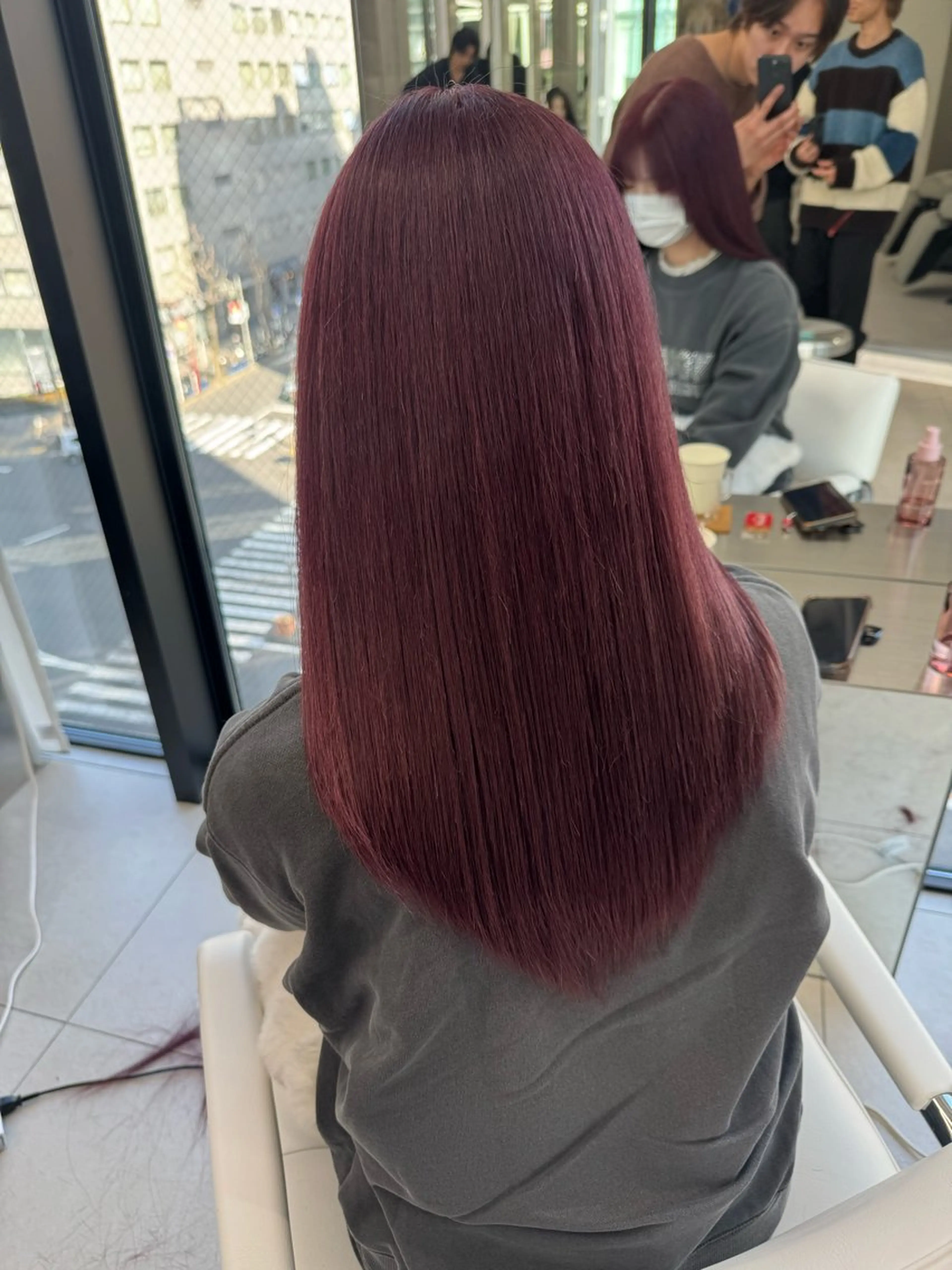 セミロング カラー ヘアカラー ヘアセット kiti Sakae所属・栄美容師/kiti /ボブ/ケントのヘアスタイル