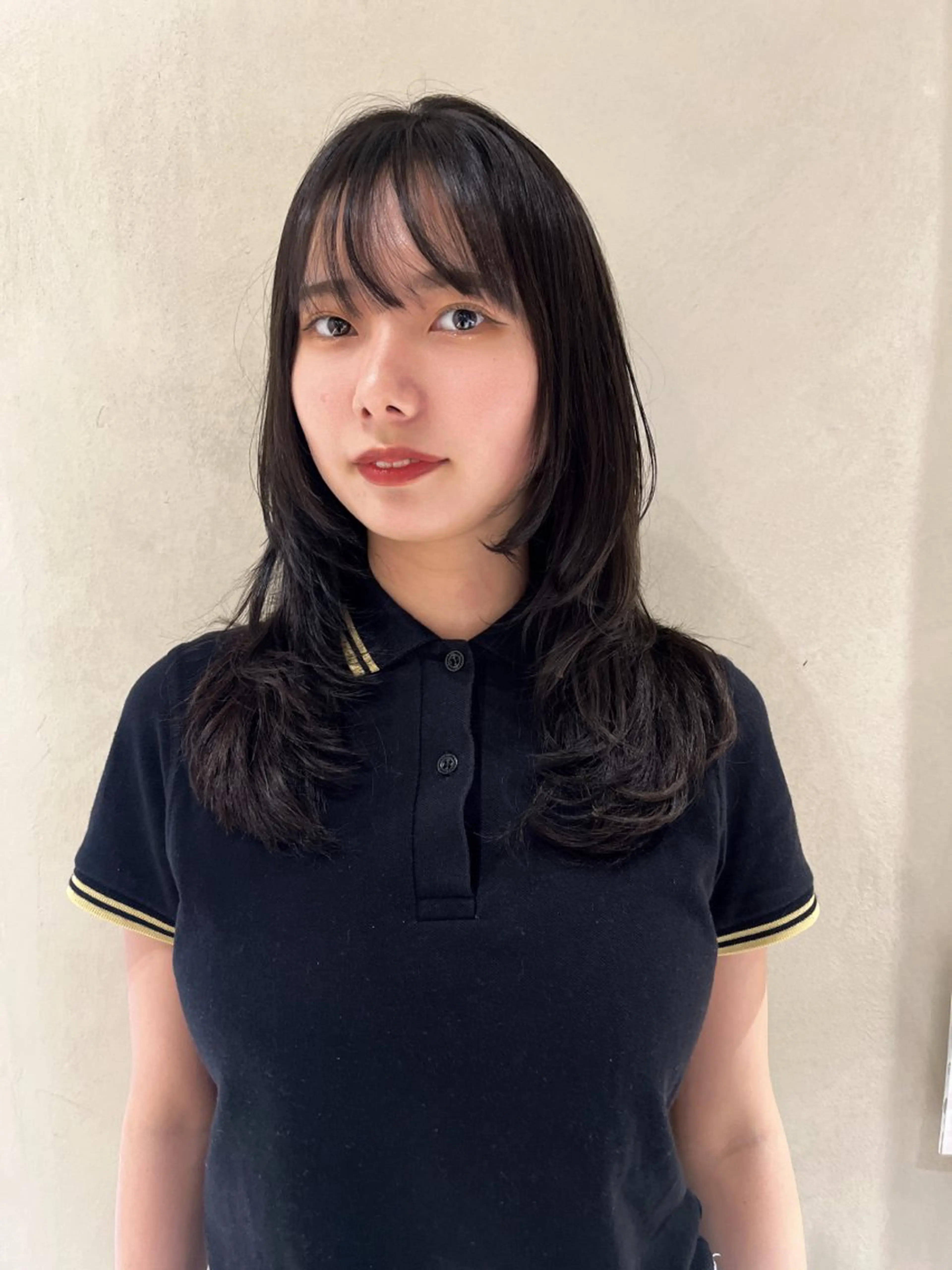 ロング カラー カット ヘアカラー TaNa. 笑南(えみな)のヘアスタイル