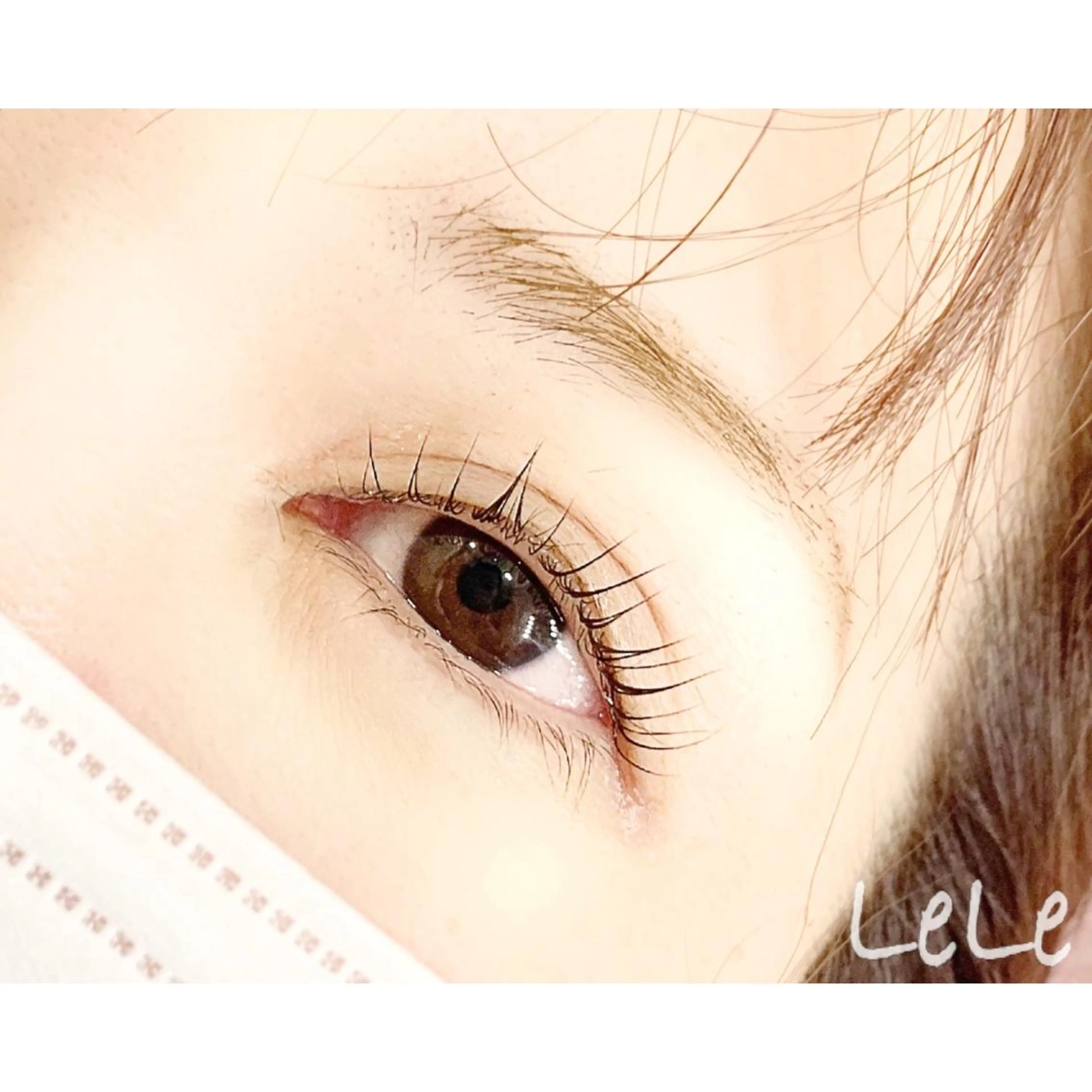 マツエク・マツパ LeLe/中崎町/ LED/眉毛のマツエク・マツパデザイン