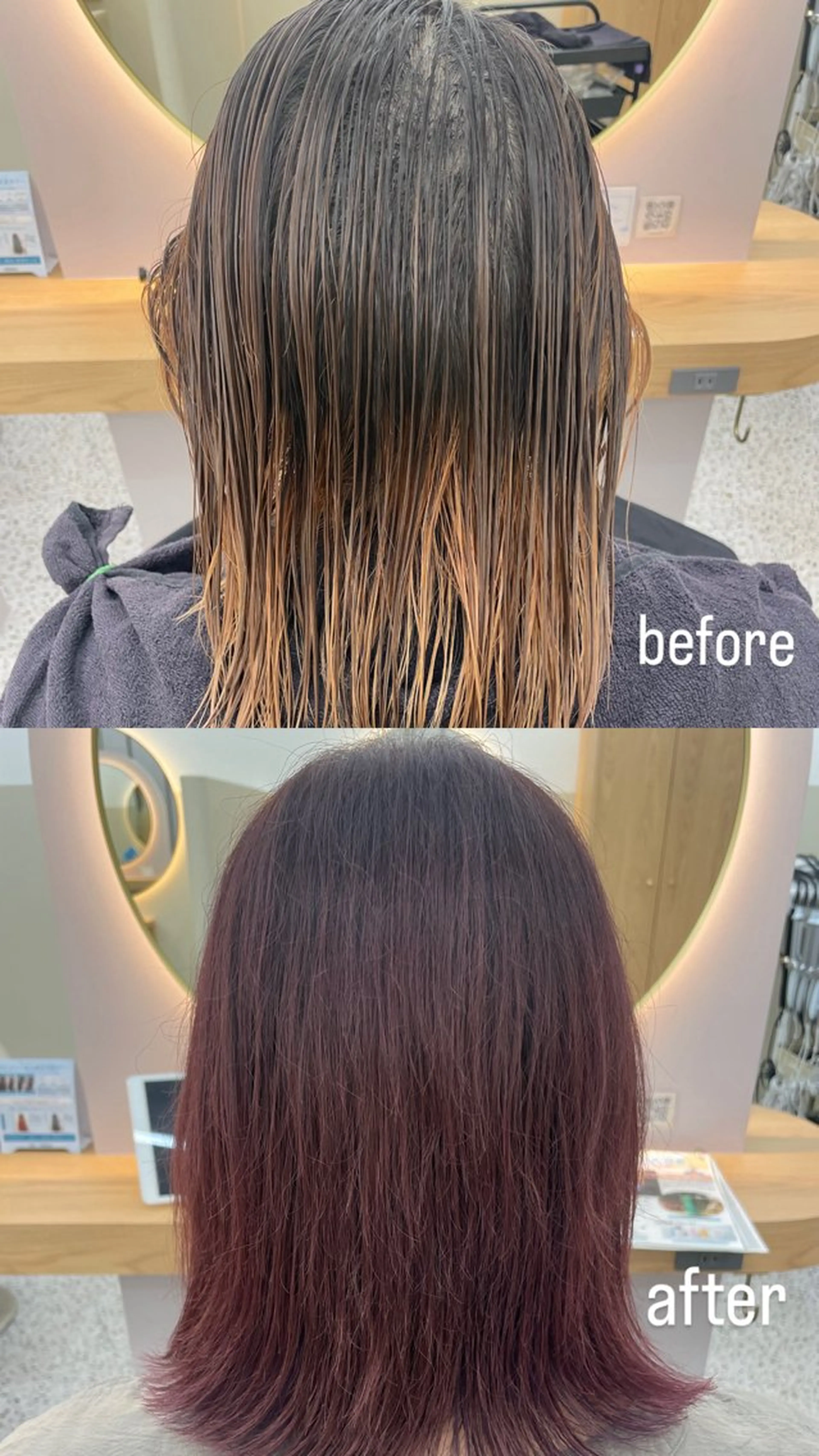 ミディアム ラベンダーベージュ 髪質改善/艶カラー✨ 𝔂𝓾𝓴𝓲のヘアスタイル